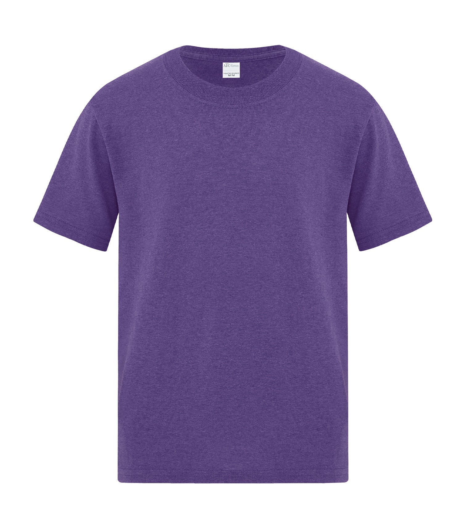Everyday - ATC™ EVERYDAY COTTON YOUTH TEE. - ATC1000Y Heather Purple** ATC1000Y Everyday