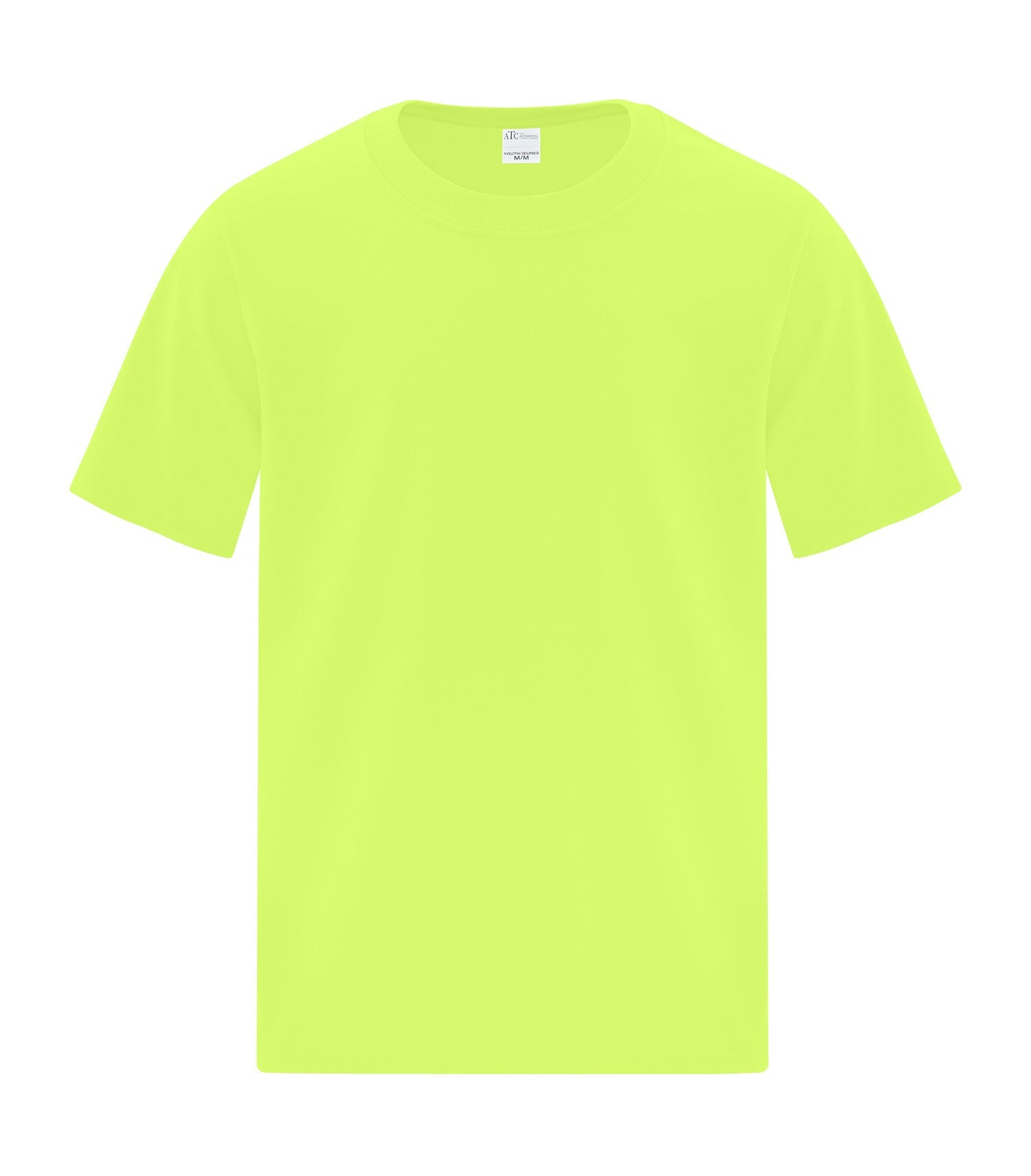 Everyday - ATC™ EVERYDAY COTTON YOUTH TEE. - ATC1000Y Neon Yellow** ATC1000Y Everyday