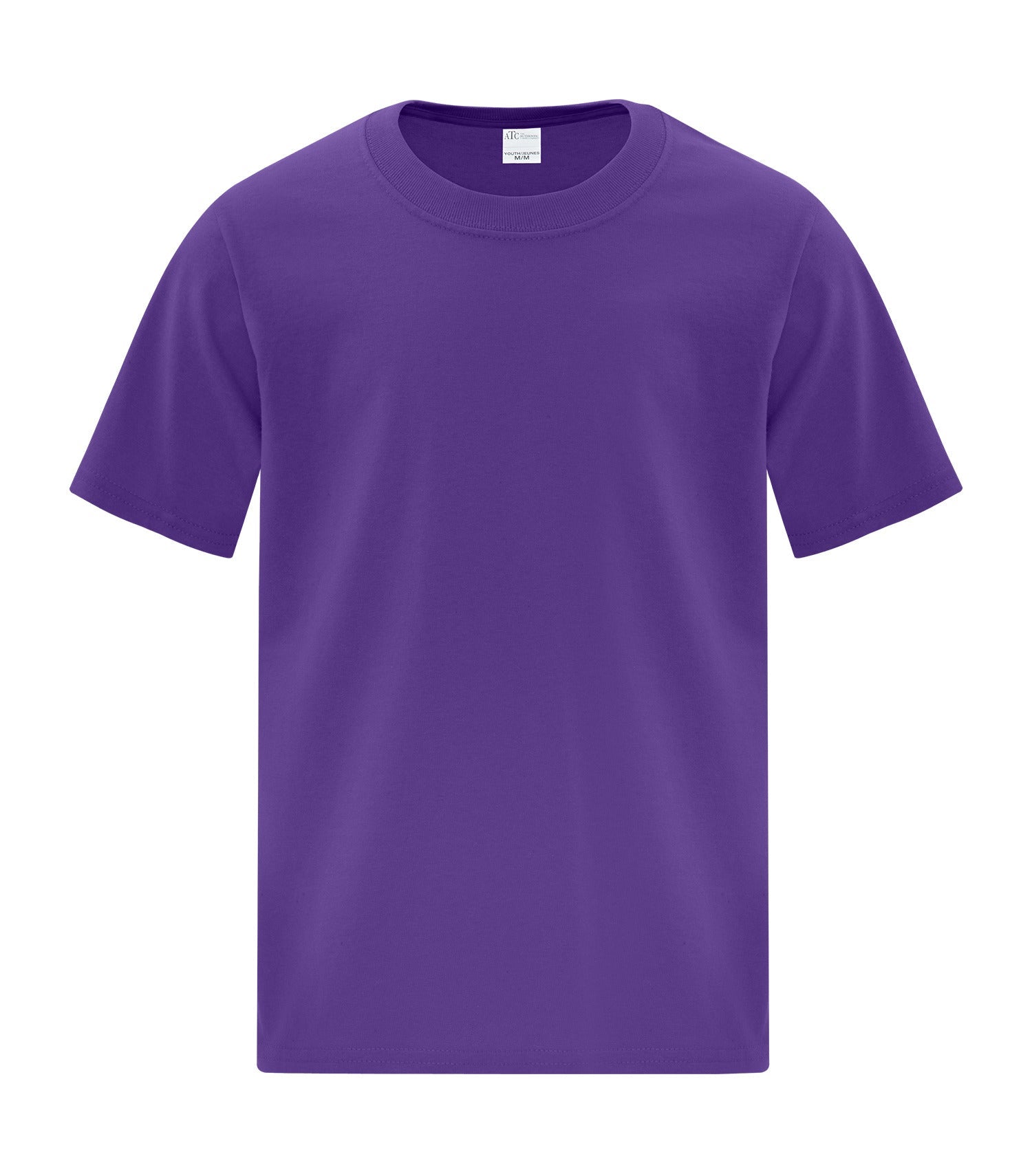 Everyday - ATC™ EVERYDAY COTTON YOUTH TEE. - ATC1000Y Team Purple ATC1000Y Everyday