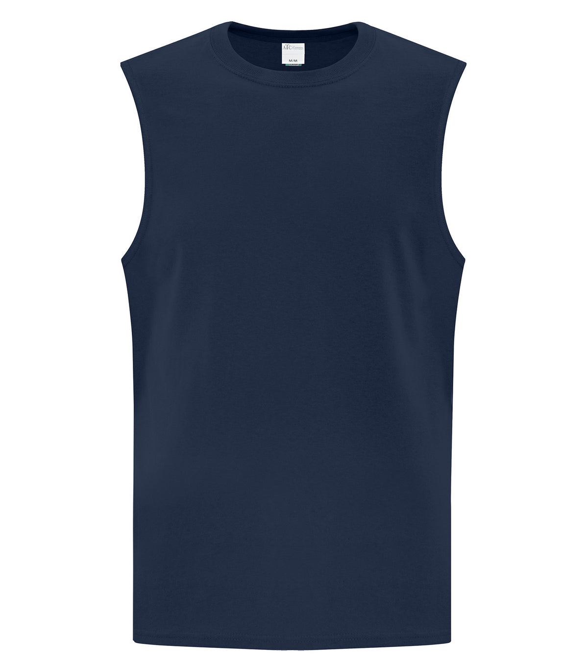 ATC Everyday Collection ATC1002, Everyday Cotton Sleeveless Tee, Navy