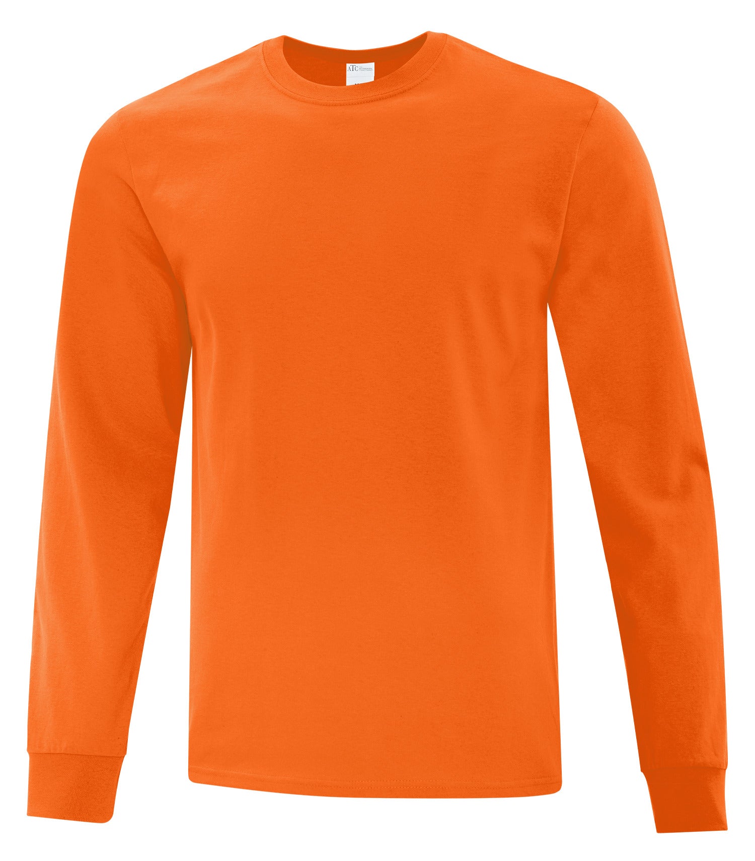 Everyday - ATC™ EVERYDAY COTTON LONG SLEEVE TEE. - ATC1015 Safety Orange** ATC1015 Everyday