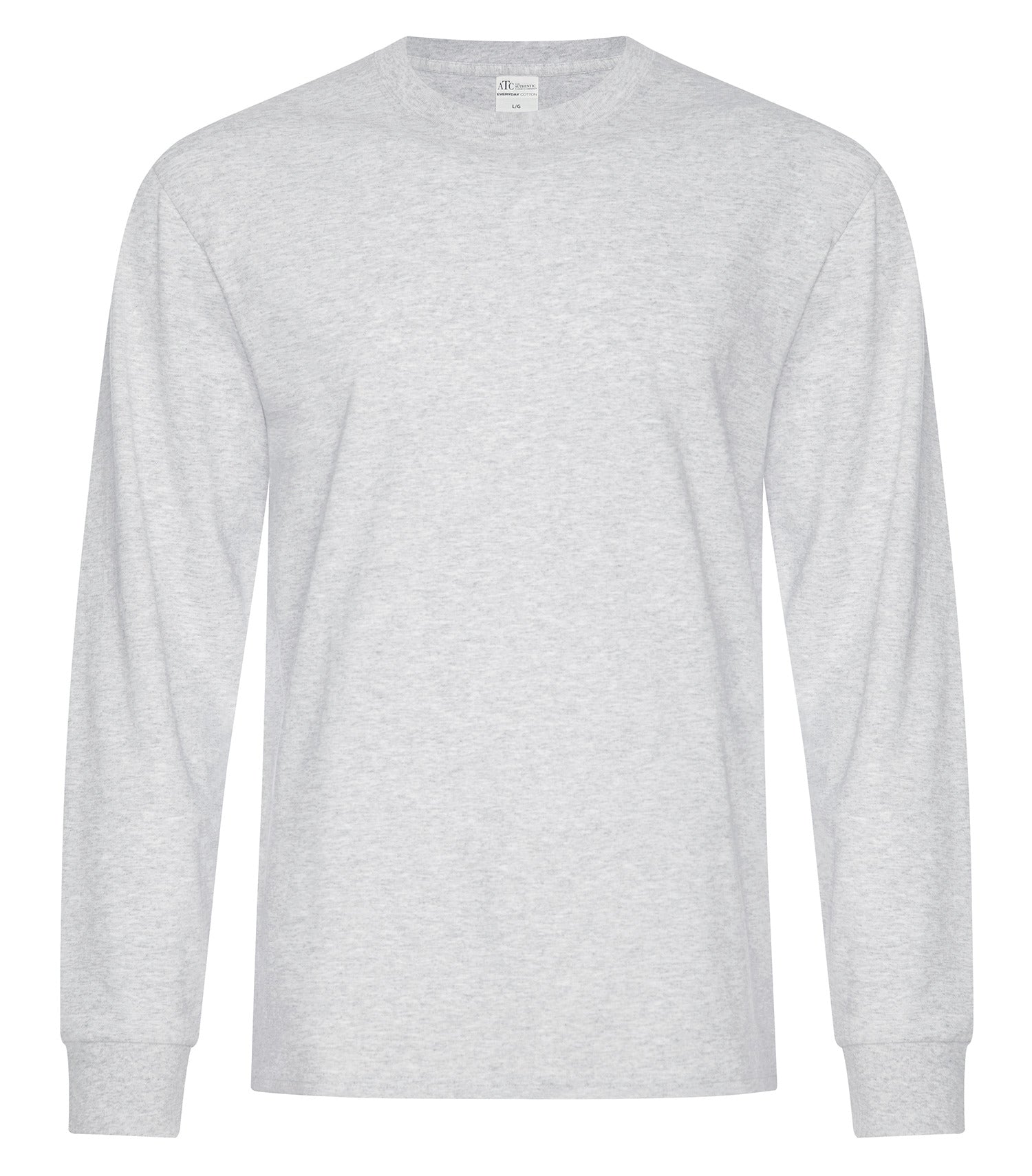 Everyday - ATC™ EVERYDAY COTTON LONG SLEEVE TEE. - ATC1015 Ash Grey*** ATC1015 Everyday