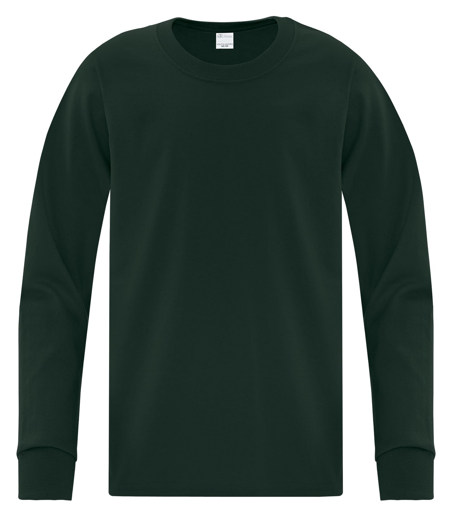 Everyday - ATC™ EVERYDAY COTTON LONG SLEEVE YOUTH TEE. - ATC1015Y Dark Green ATC1015Y Everyday