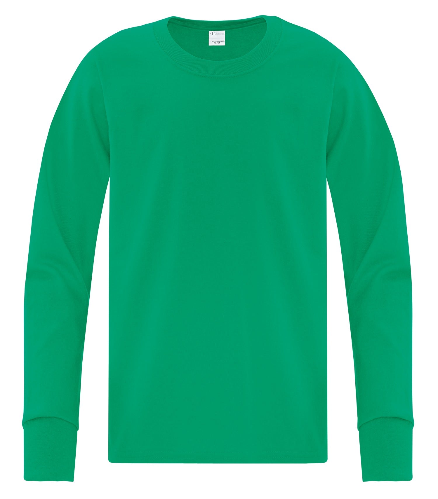 Everyday - ATC™ EVERYDAY COTTON LONG SLEEVE YOUTH TEE. - ATC1015Y Kelly ATC1015Y Everyday