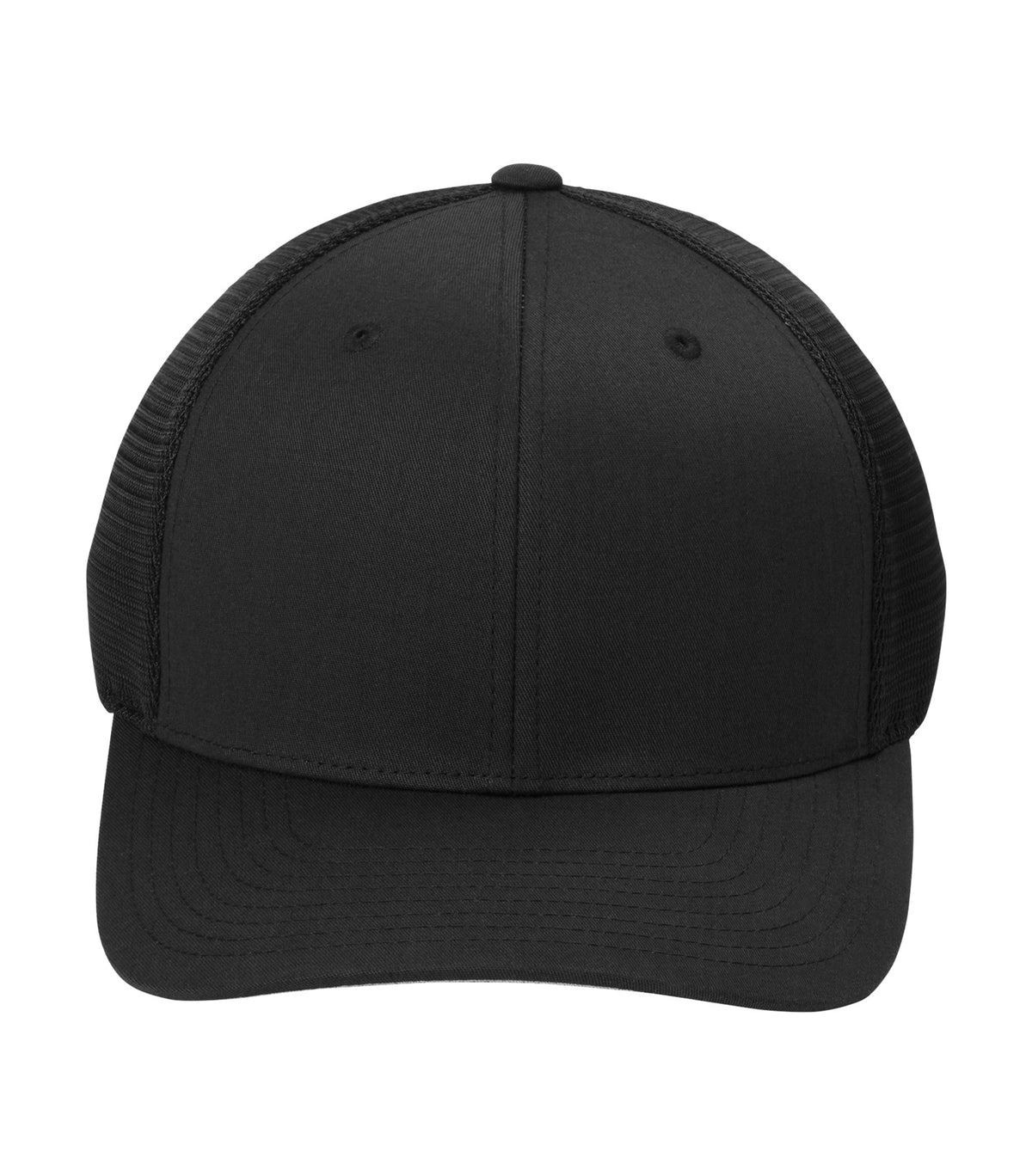 ATC Flexfit ATC110M, Flexfit 110 Mesh Back Cap, Black/Black