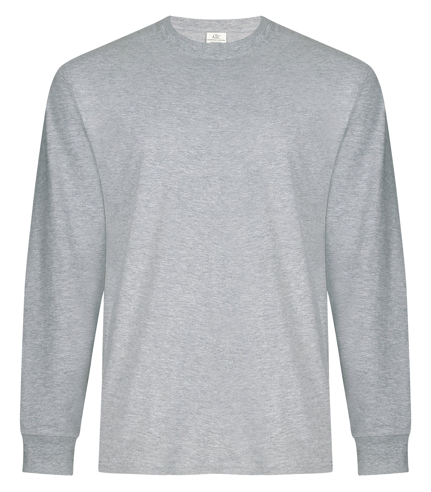 Everyday - ATC™ EVERYDAY RING SPUN COTTON LONG SLEEVE TEE. - ATC2015 Athletic Heather* ATC2015 Everyday