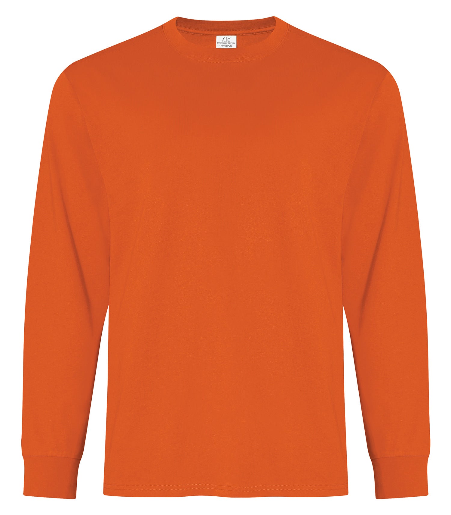 Everyday - ATC™ EVERYDAY RING SPUN COTTON LONG SLEEVE TEE. - ATC2015 Orange ATC2015 Everyday