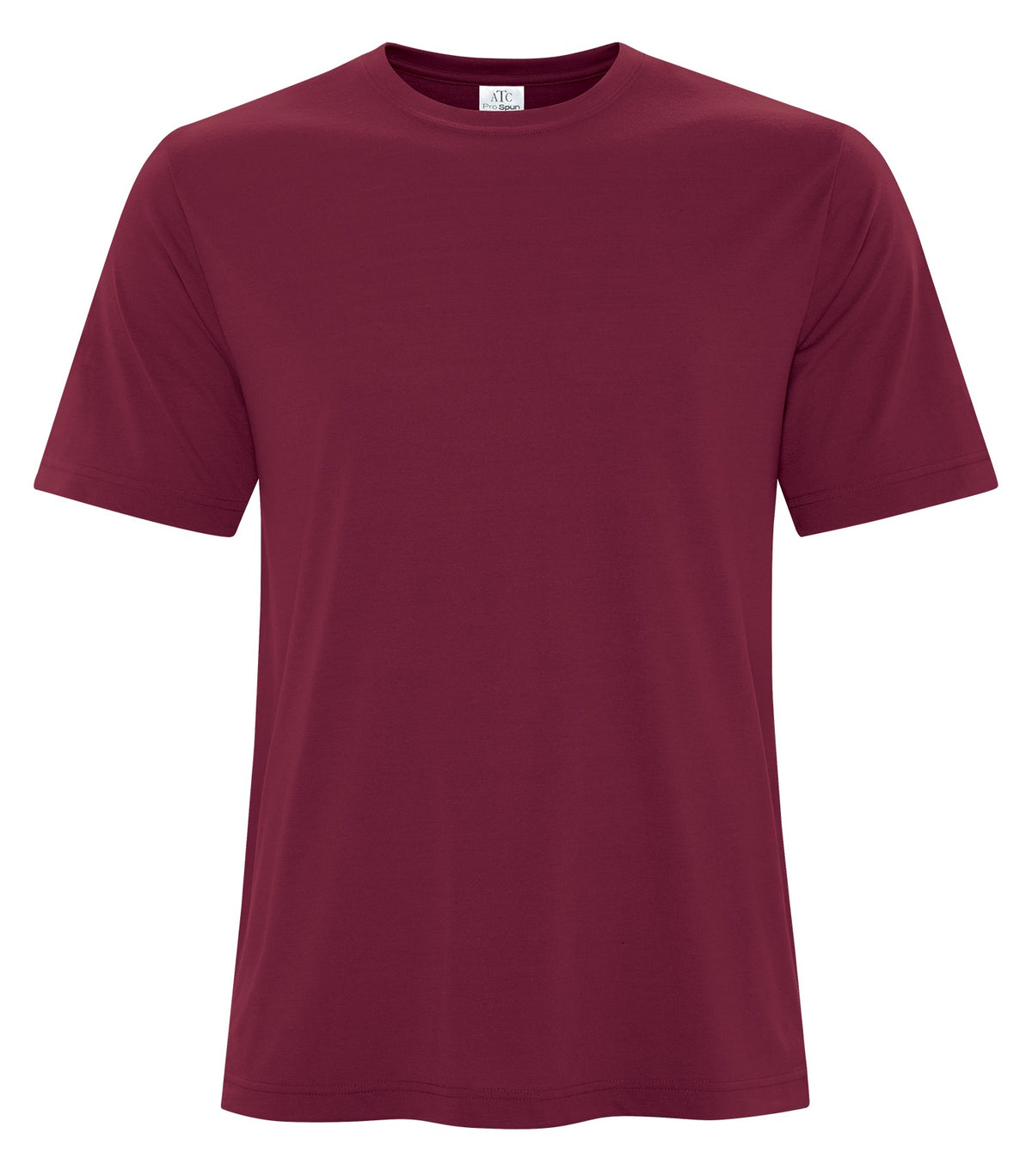ATC ATC3600, Pro Spun Tee, Maroon