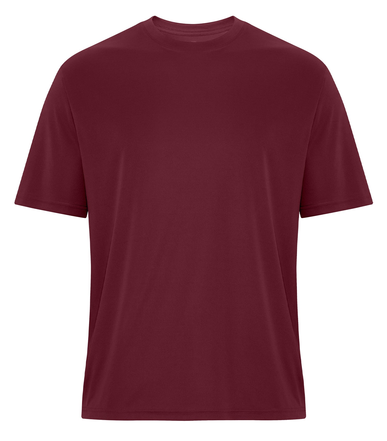 ATC-Essential - ATC ESSENTIAL® PERFORMANCE TEE. - ATC3700 - Toronto Embroidery Maroon atc-essential atc3700 bulk orders custom decoration custom embroidery custom shirts custom t-shirts durable embroidered shirts embroidery service fast turnaround long lasting premium quality professional embroidery professional grade tee shirts toronto embroidery