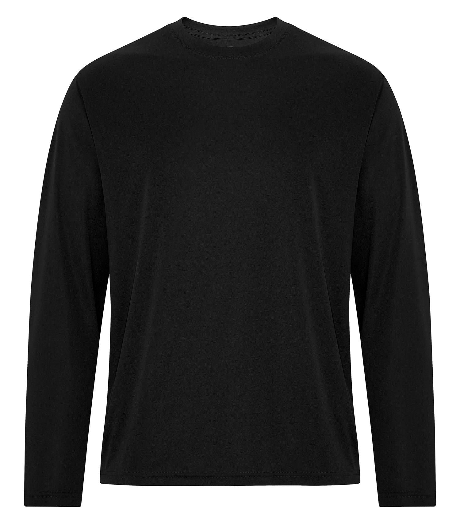 Premium ATC-Essential - ATC ESSENTIAL® PERFORMANCE LONG SLEEVE TEE. - ATC3715 | Custom Embroidery Available - Fast Turnaround Black ATC-Essential ATC3715