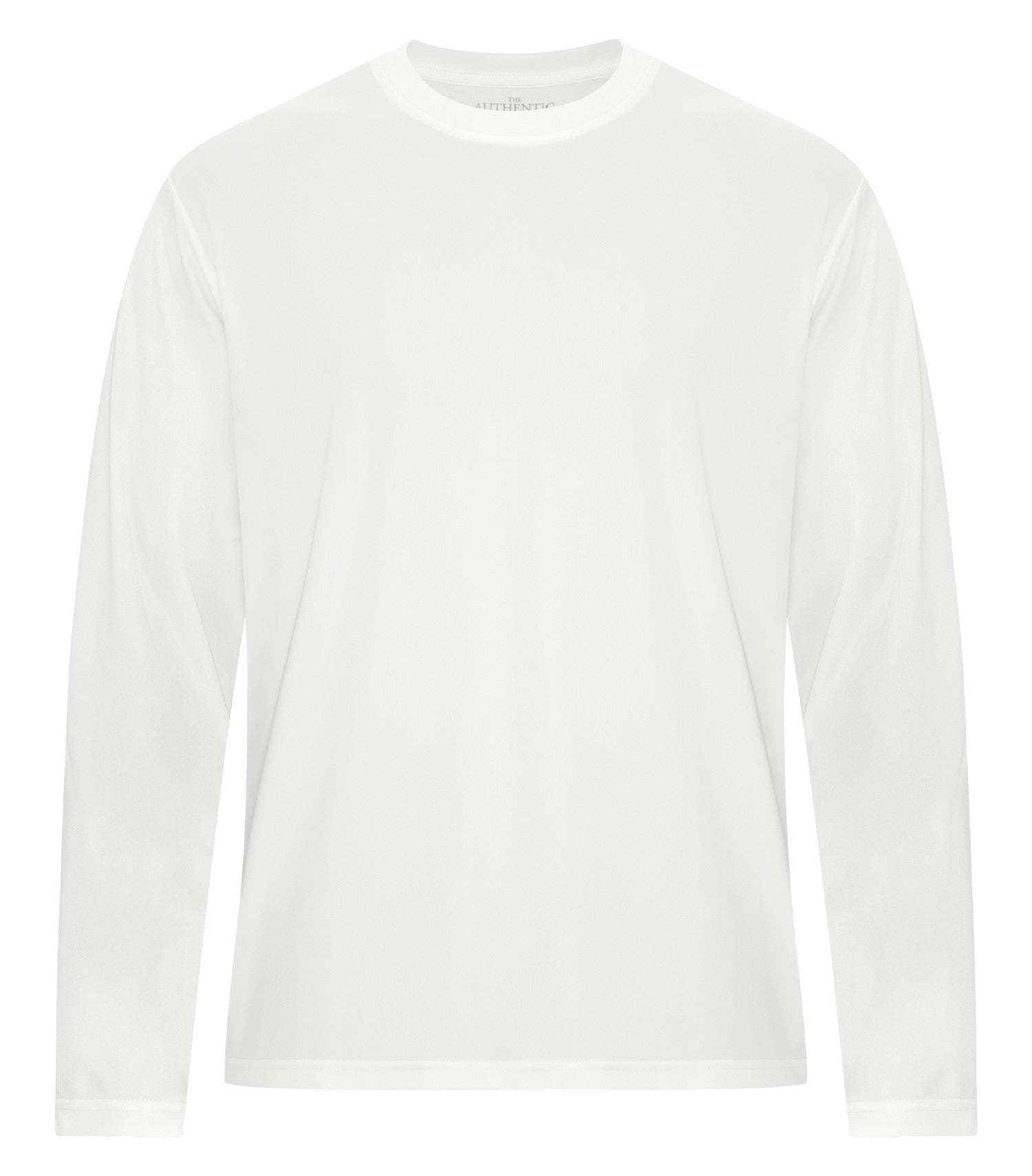 Premium ATC-Essential - ATC ESSENTIAL® PERFORMANCE LONG SLEEVE TEE. - ATC3715 | Custom Embroidery Available - Fast Turnaround White ATC-Essential ATC3715