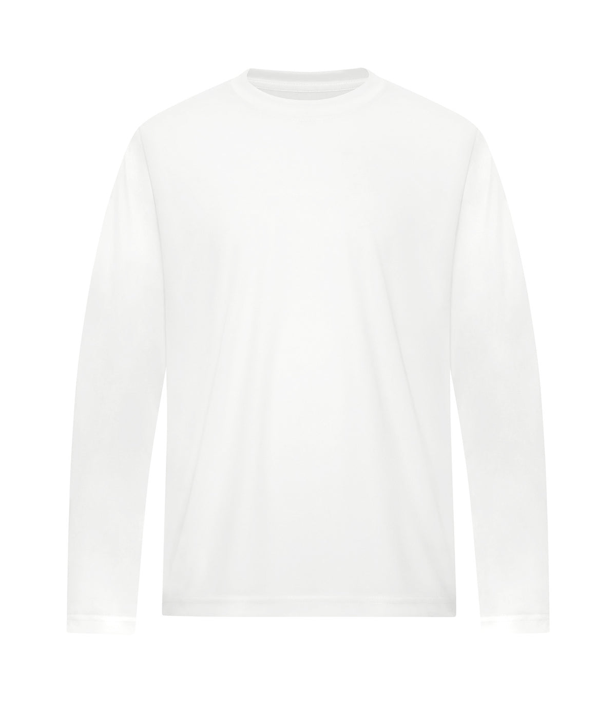 ATC Essential ATC3715Y, Essential Performance Long Sleeve Youth Tee, White