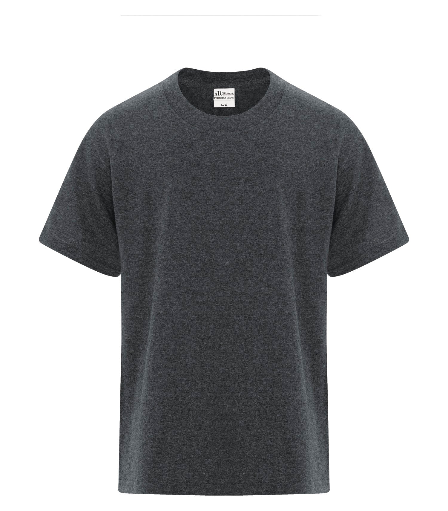 Everyday - ATC™ EVERYDAY COTTON BLEND YOUTH TEE. - ATC5050Y Dark Heather Grey ATC5050Y Everyday