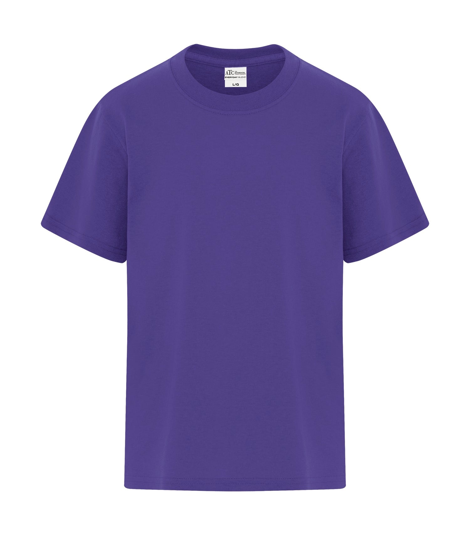 Everyday - ATC™ EVERYDAY COTTON BLEND YOUTH TEE. - ATC5050Y Purple ATC5050Y Everyday
