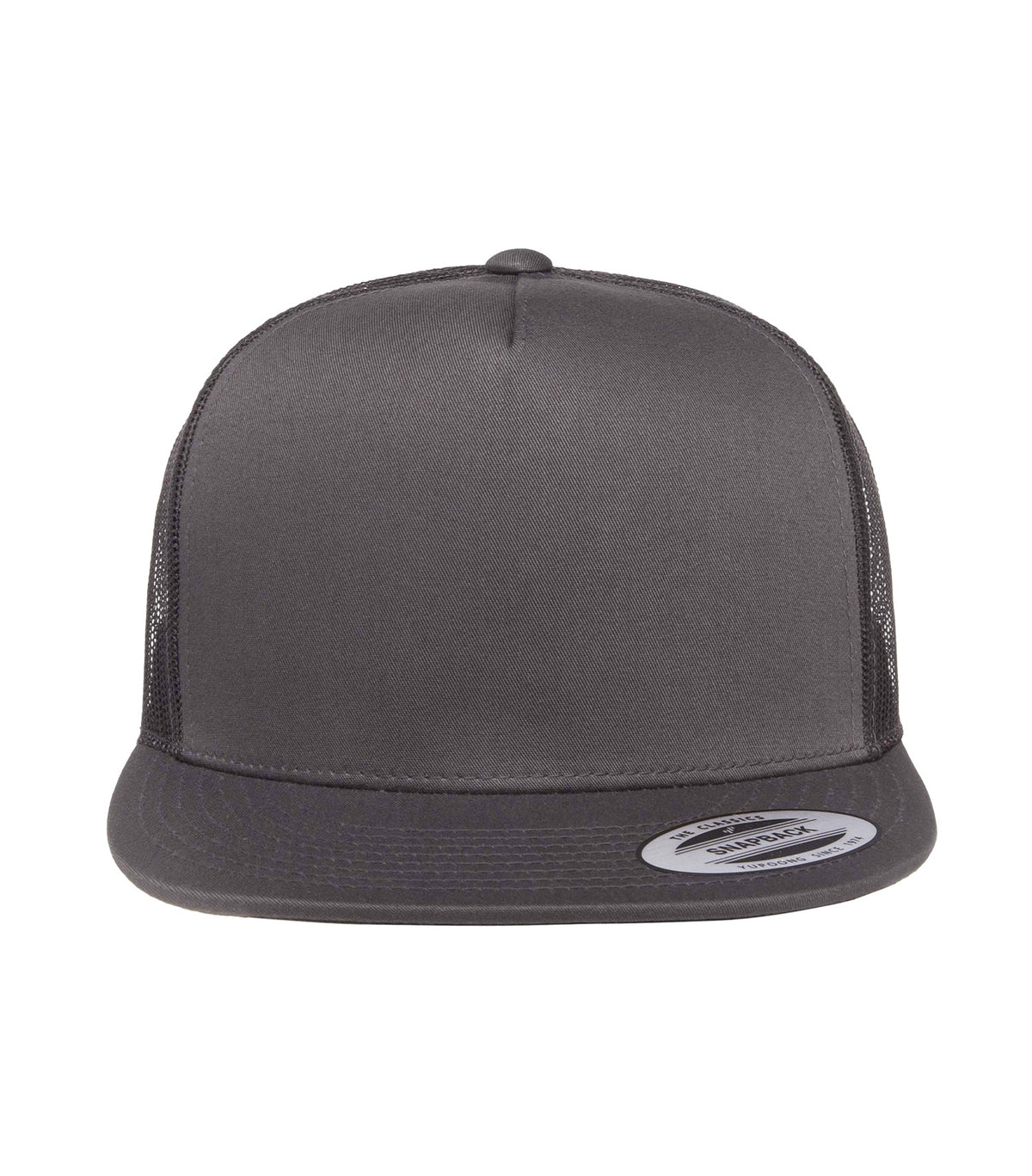 ATC YP Classics ATC6006, Yp Classics Five-panel Classic Trucker Cap, Charcoal/Charcoal