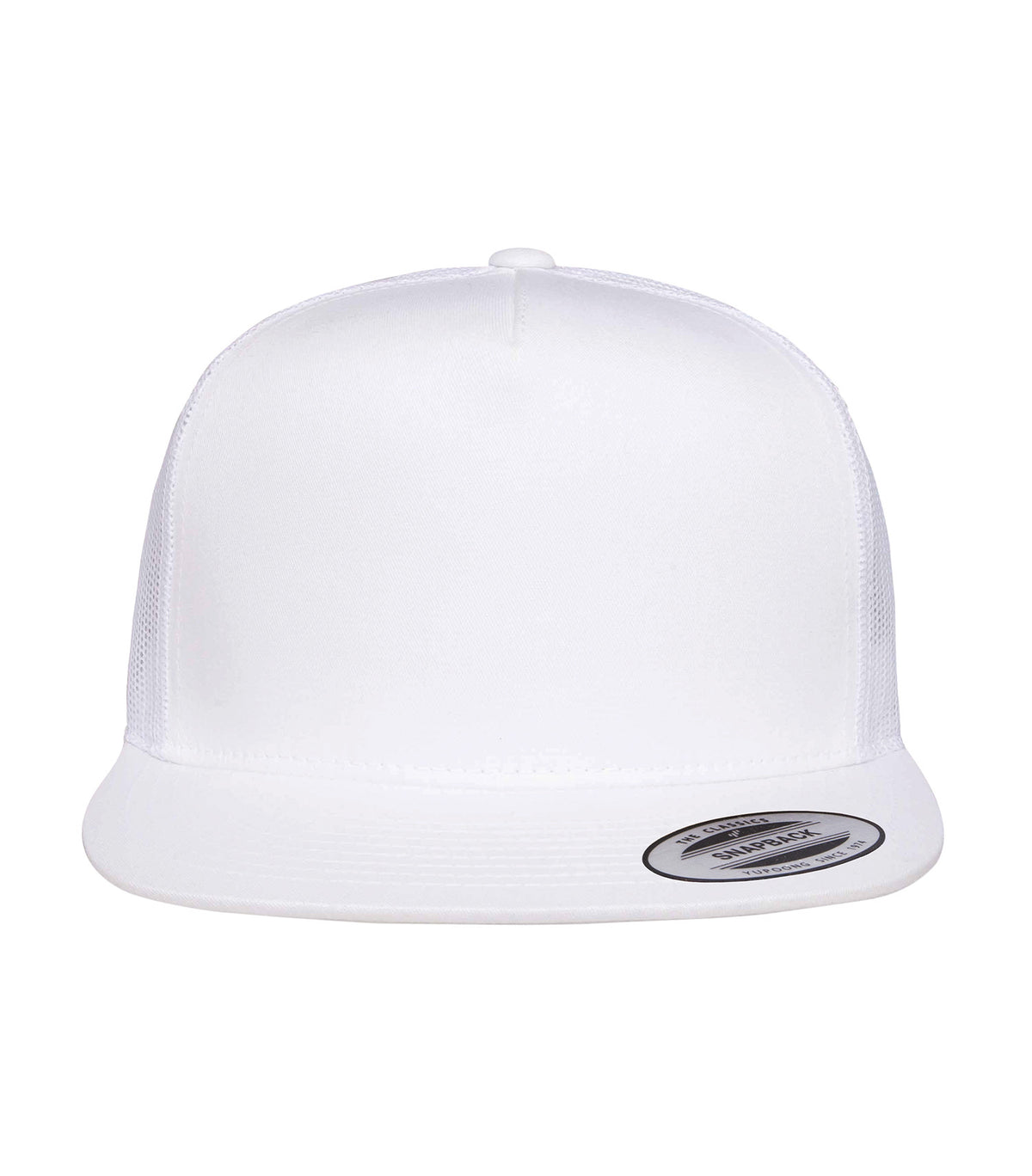 ATC YP Classics ATC6006, Yp Classics Five-panel Classic Trucker Cap, White/White