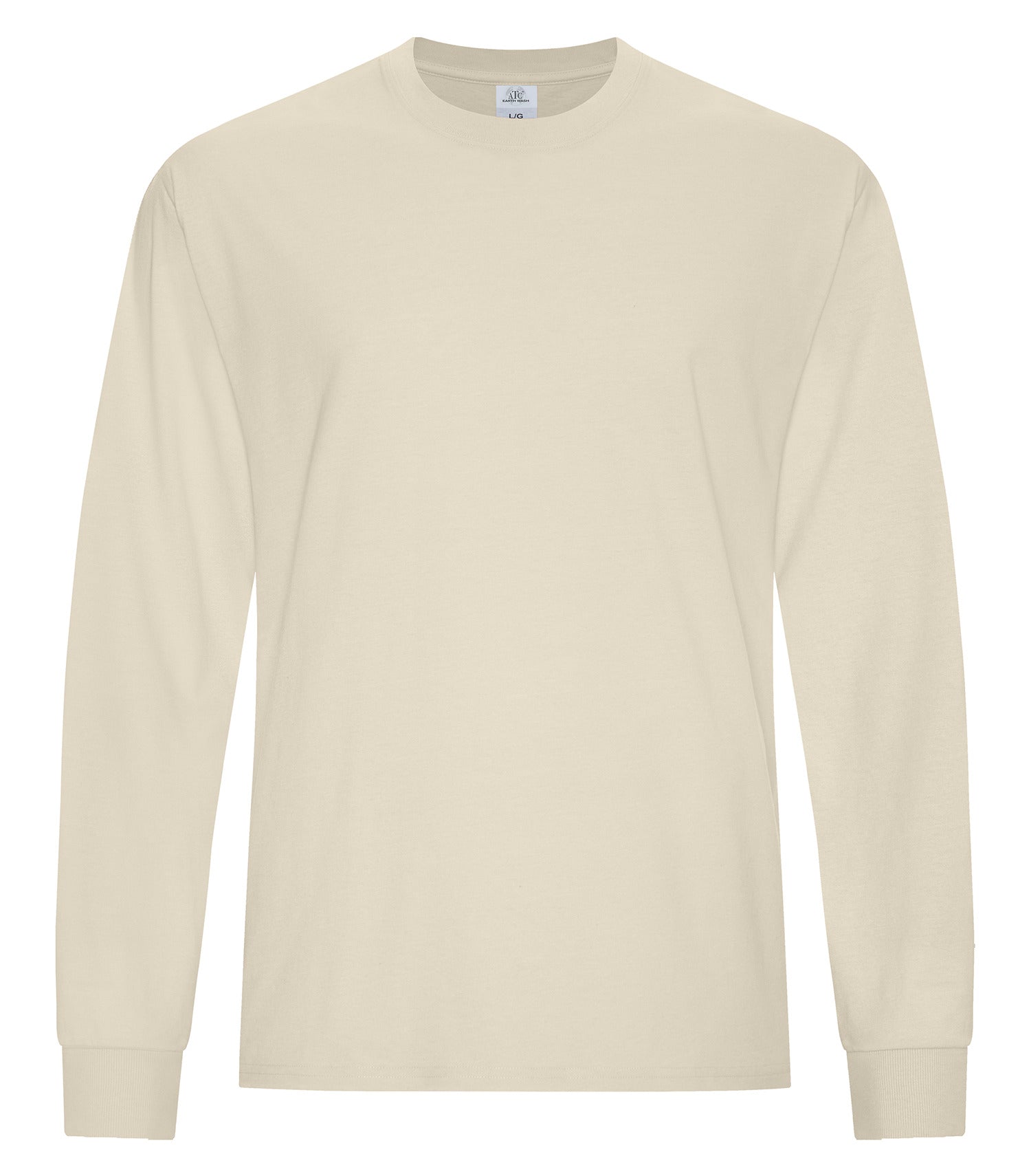 ATC_EarthWash - ATC™ EARTH WASH® LONG SLEEVE TEE. - ATC6015 - Toronto Embroidery Earth Bone atc6015 atc_earthwash bulk orders custom decoration custom embroidery custom shirts custom t-shirts durable embroidered shirts embroidery service fast turnaround long lasting premium quality professional embroidery professional grade tee shirts toronto embroidery