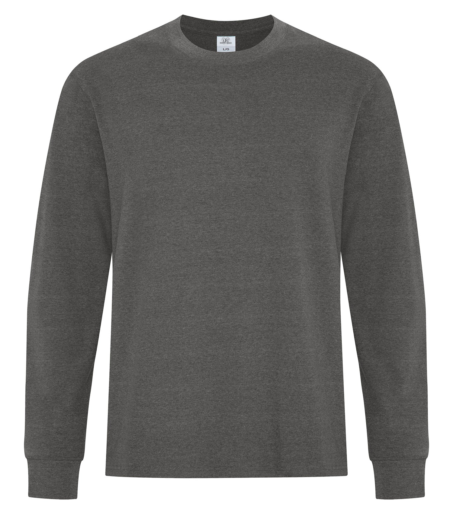 ATC_EarthWash - ATC™ EARTH WASH® LONG SLEEVE TEE. - ATC6015 - Toronto Embroidery Earth Pewter atc6015 atc_earthwash bulk orders custom decoration custom embroidery custom shirts custom t-shirts durable embroidered shirts embroidery service fast turnaround long lasting premium quality professional embroidery professional grade tee shirts toronto embroidery