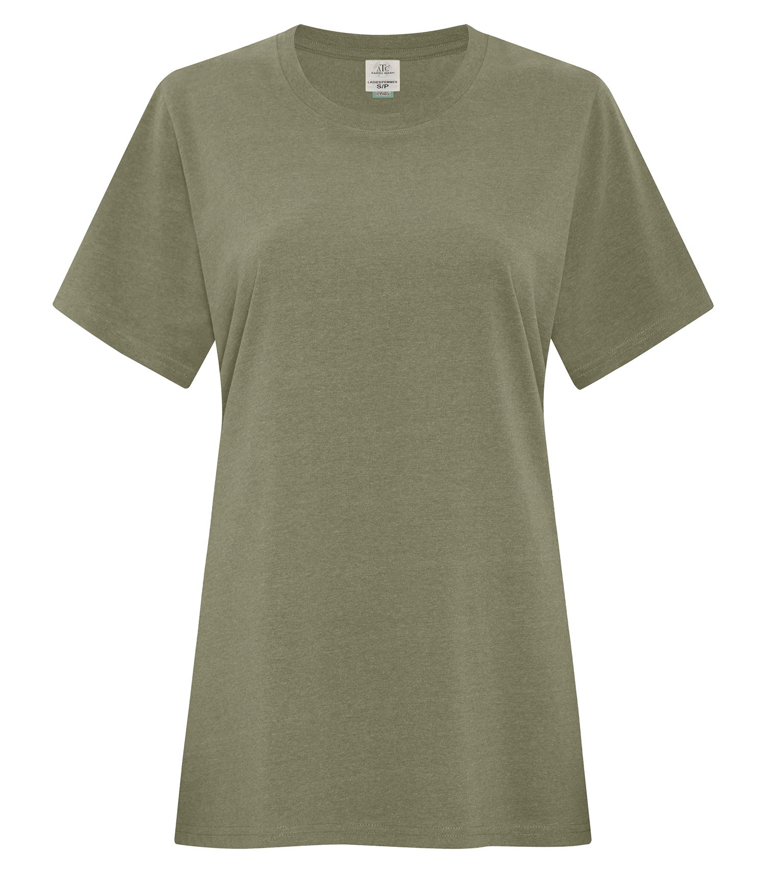 Premium ATC_EarthWash - ATC™ EARTH WASH® LADIES' TEE. - ATC6040L | Custom Embroidery Available - Fast Turnaround Earth Military ATC6040L ATC_EarthWash