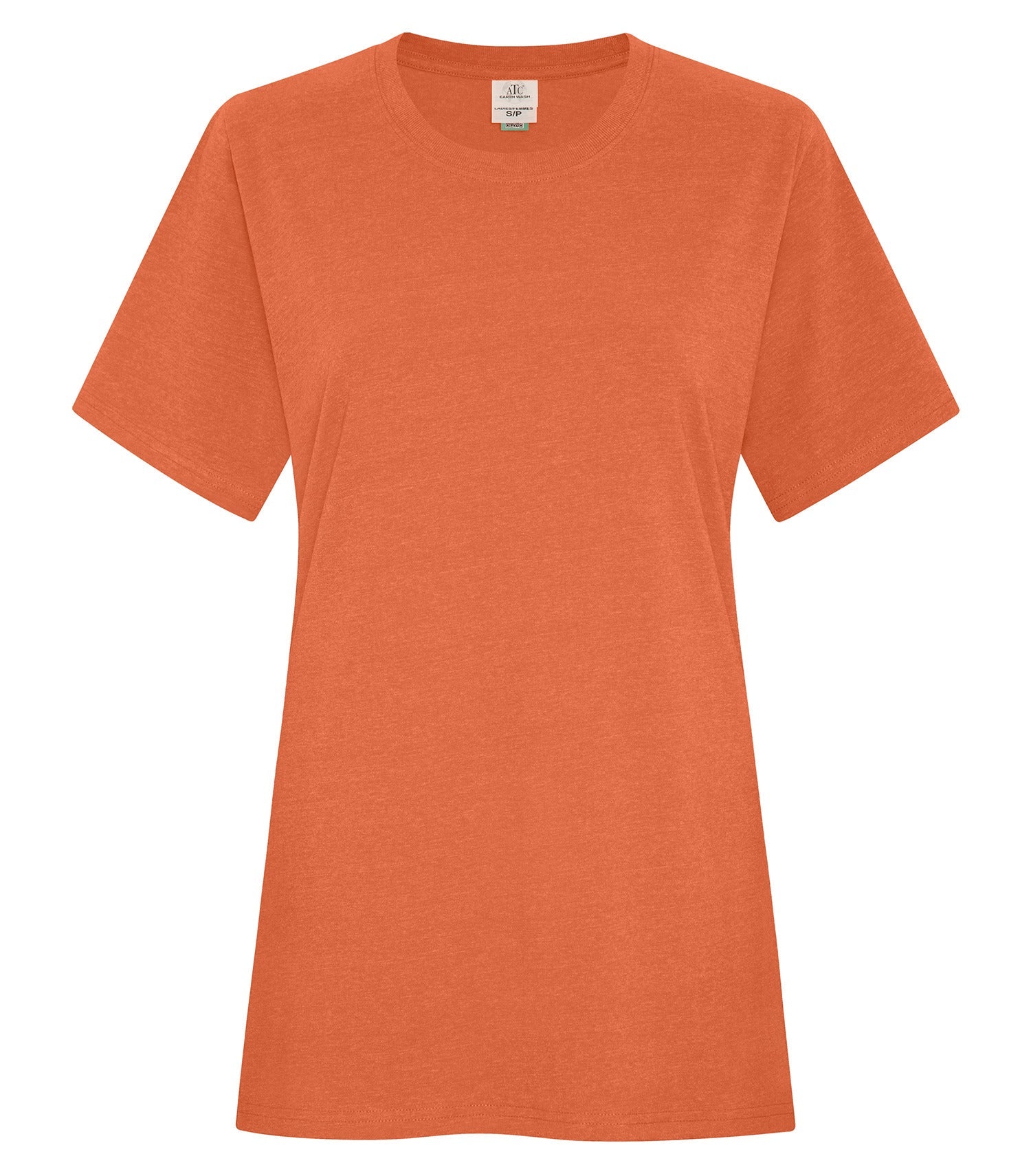 Premium ATC_EarthWash - ATC™ EARTH WASH® LADIES' TEE. - ATC6040L | Custom Embroidery Available - Fast Turnaround Earth Orange ATC6040L ATC_EarthWash