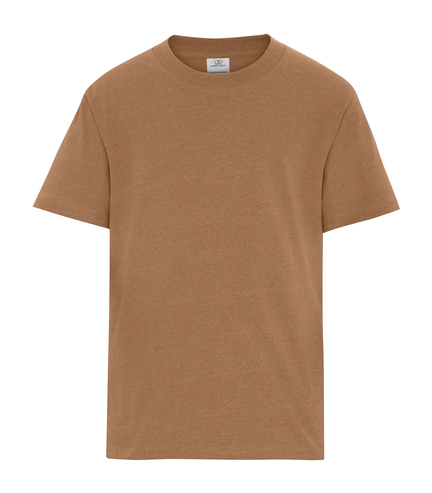 Premium ATC_EarthWash - ATC™ EARTH WASH® YOUTH TEE. - ATC6040Y | Custom Embroidery Available - Fast Turnaround Earth Caramel ATC6040Y ATC_EarthWash