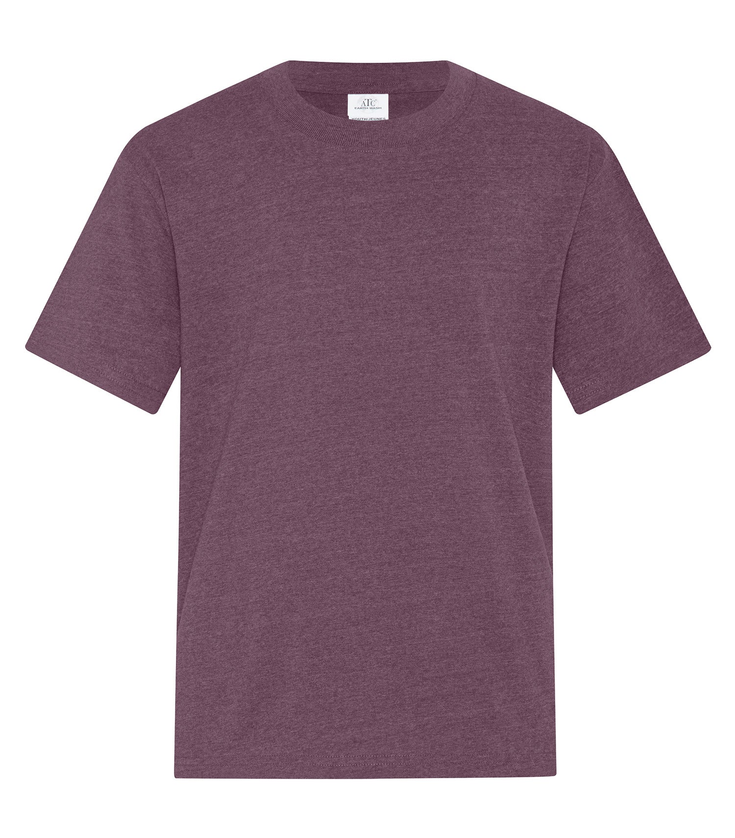 Premium ATC_EarthWash - ATC™ EARTH WASH® YOUTH TEE. - ATC6040Y | Custom Embroidery Available - Fast Turnaround Earth Eggplant ATC6040Y ATC_EarthWash