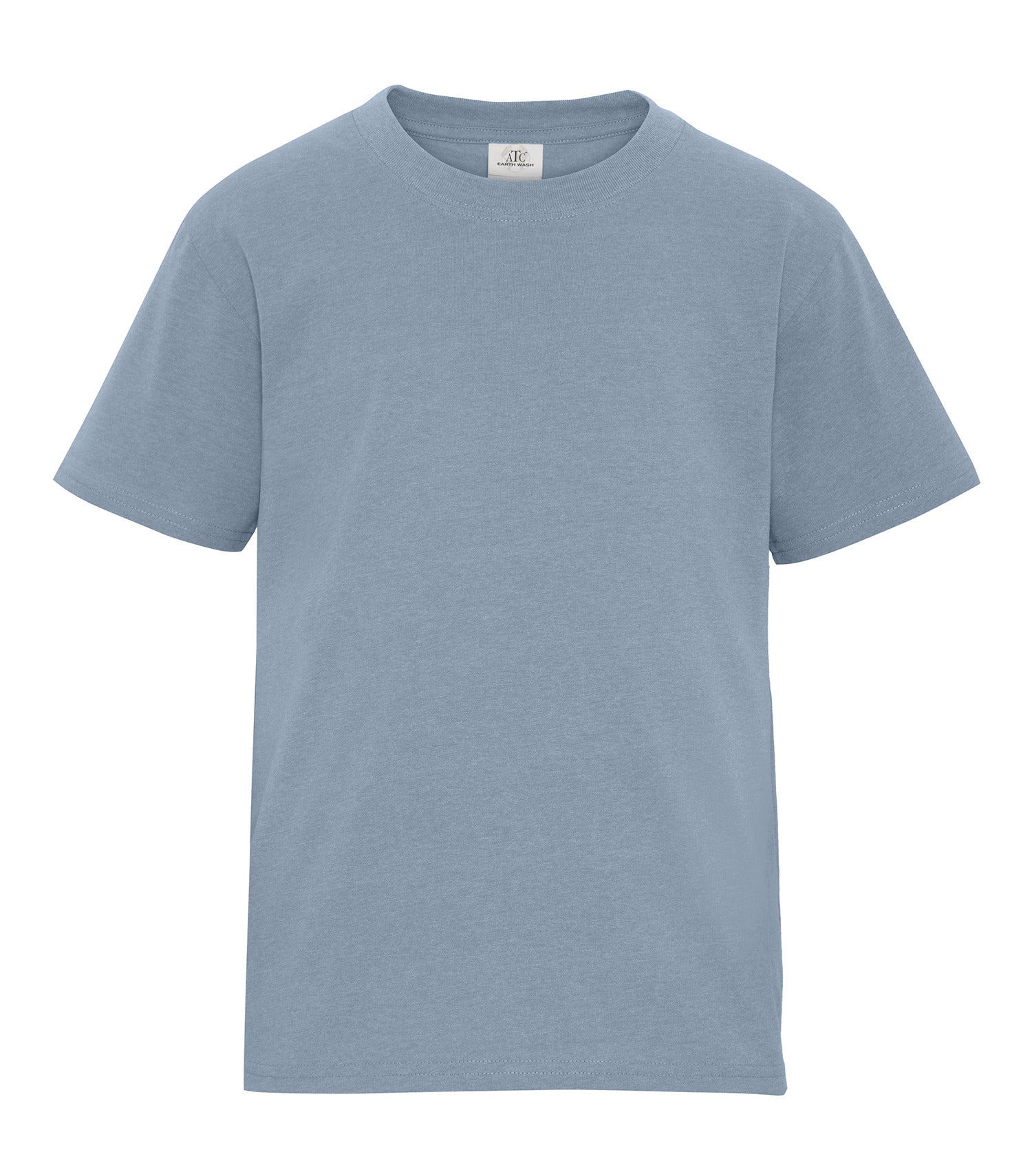 Premium ATC_EarthWash - ATC™ EARTH WASH® YOUTH TEE. - ATC6040Y | Custom Embroidery Available - Fast Turnaround Earth Stone Blue ATC6040Y ATC_EarthWash