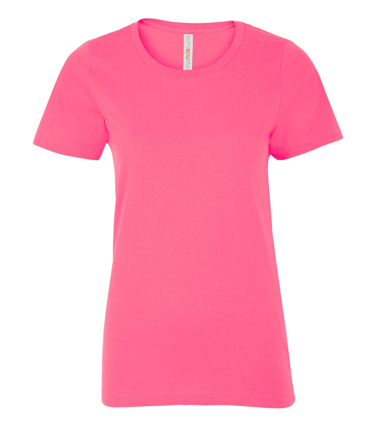 ATC EuroSpun ATC8000L, Eurospun Ring Spun Ladies' Tee, Extreme Pink