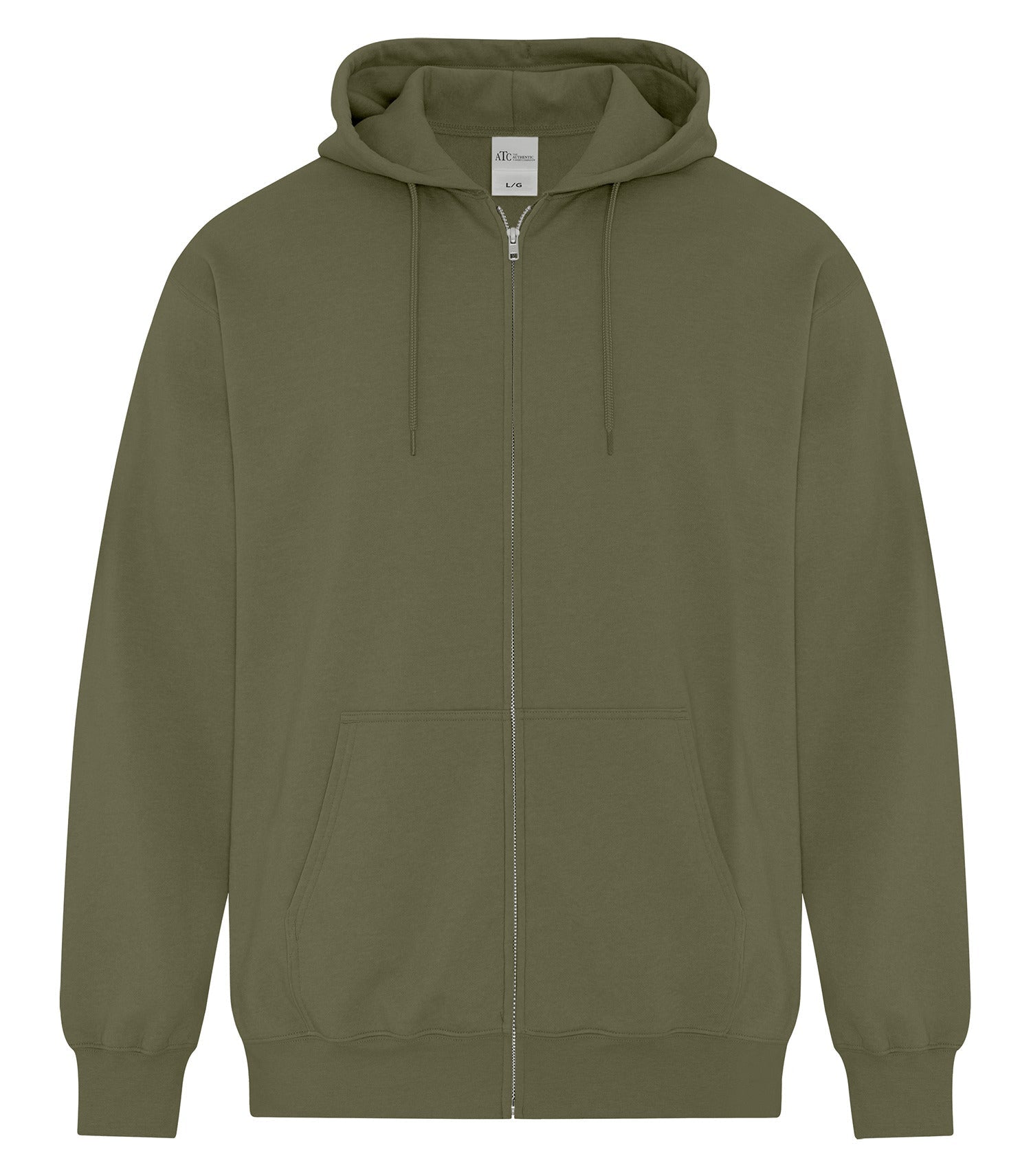 Everyday - ATC™ EVERYDAY FLEECE FULL ZIP HOODIE. - ATCF2600 Military Green ATCF2600 Everyday