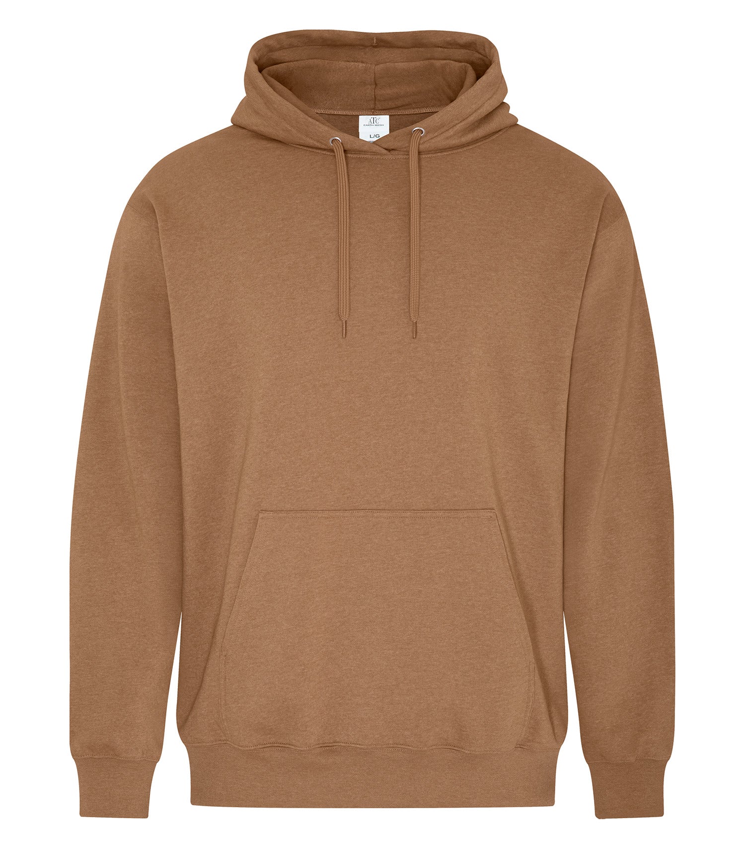 Premium ATC_EarthWash - ATC™ EARTH WASH® TOURBILLON FLEECE HOODIE. - ATCF6500 | Custom Embroidery Available - Fast Turnaround Earth Caramel ATC_EarthWash ATCF6500