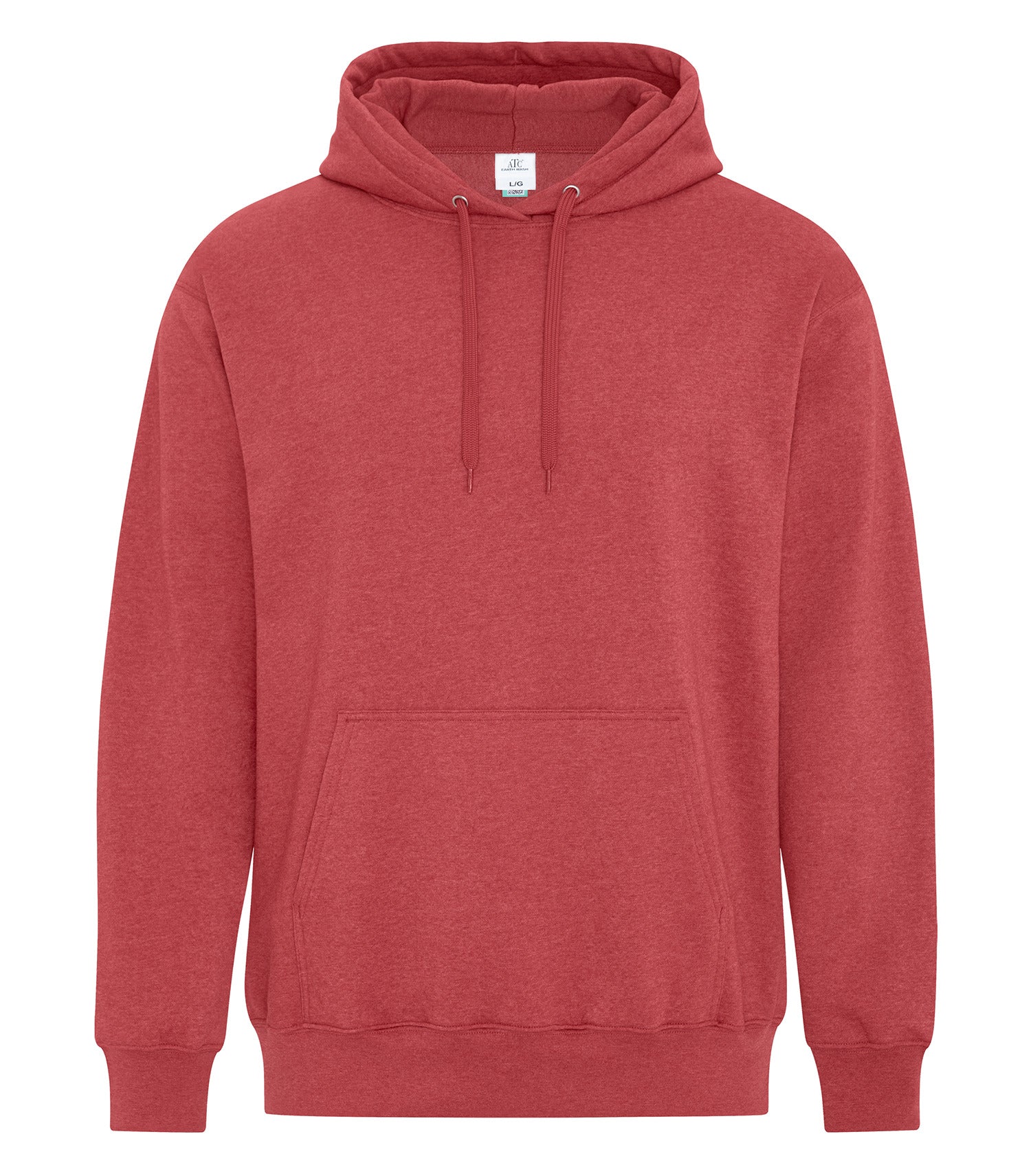 Premium ATC_EarthWash - ATC™ EARTH WASH® TOURBILLON FLEECE HOODIE. - ATCF6500 | Custom Embroidery Available - Fast Turnaround Earth Red ATC_EarthWash ATCF6500