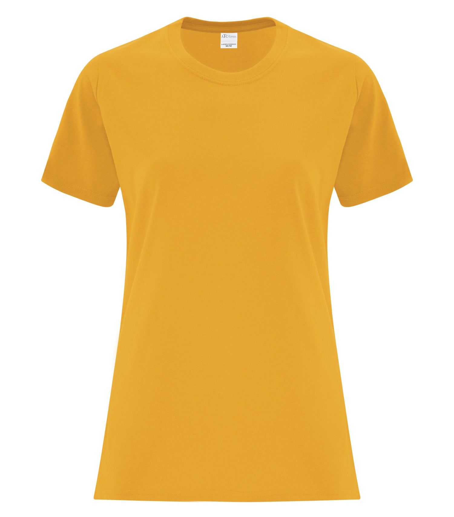 Everyday - ATC™ EVERYDAY SIDE SEAM LADIES' TEE. - ATCS1000L Gold ATCS1000L Everyday