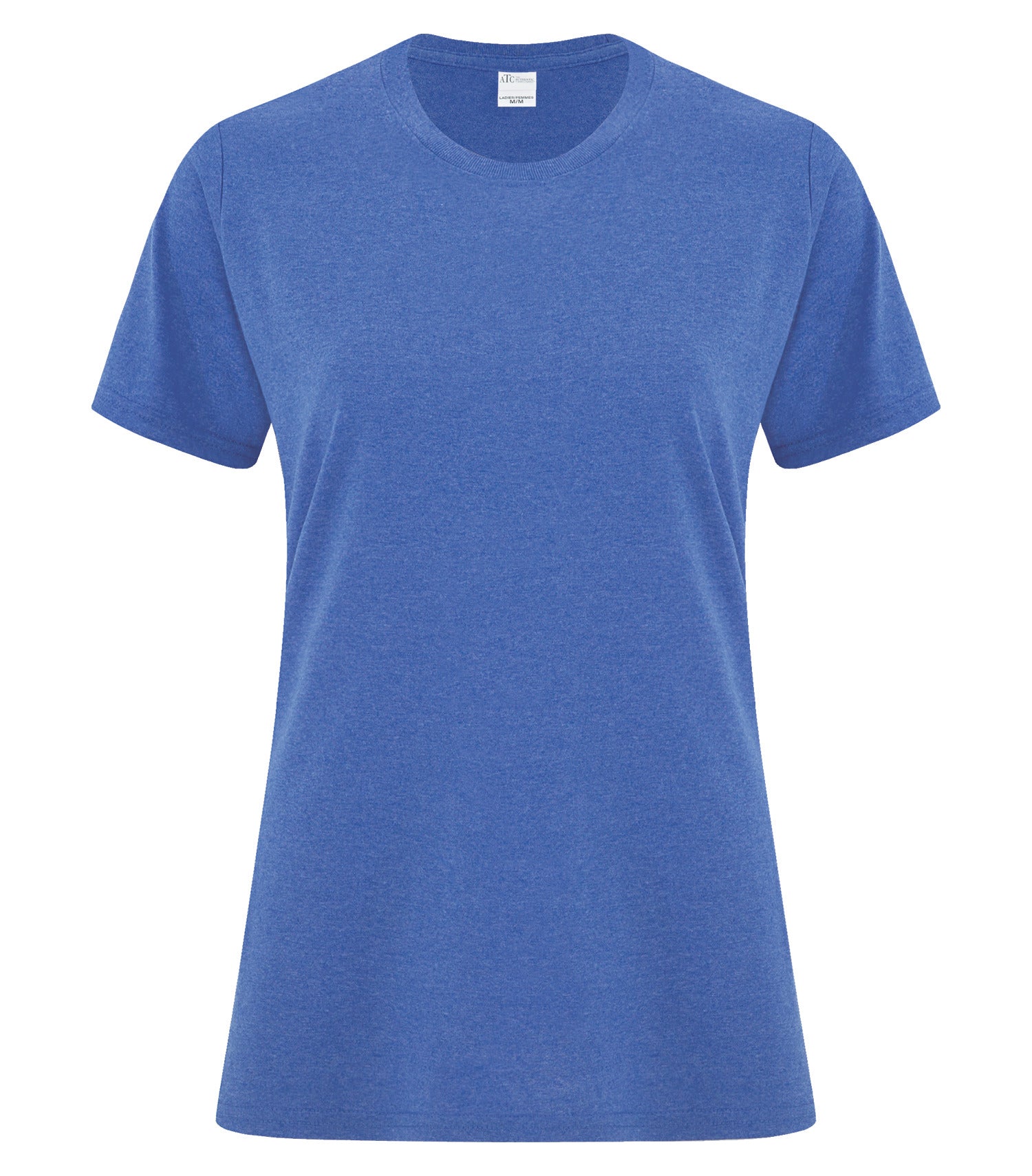 Everyday - ATC™ EVERYDAY SIDE SEAM LADIES' TEE. - ATCS1000L Heather Royal** ATCS1000L Everyday