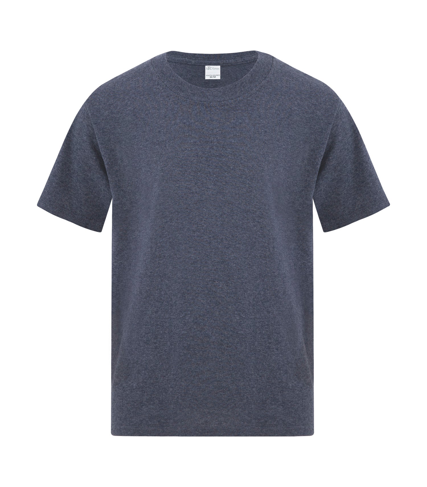 Everyday - ATC™ EVERYDAY SIDE SEAM YOUTH TEE. - ATCS1000Y Heather Navy** ATCS1000Y Everyday