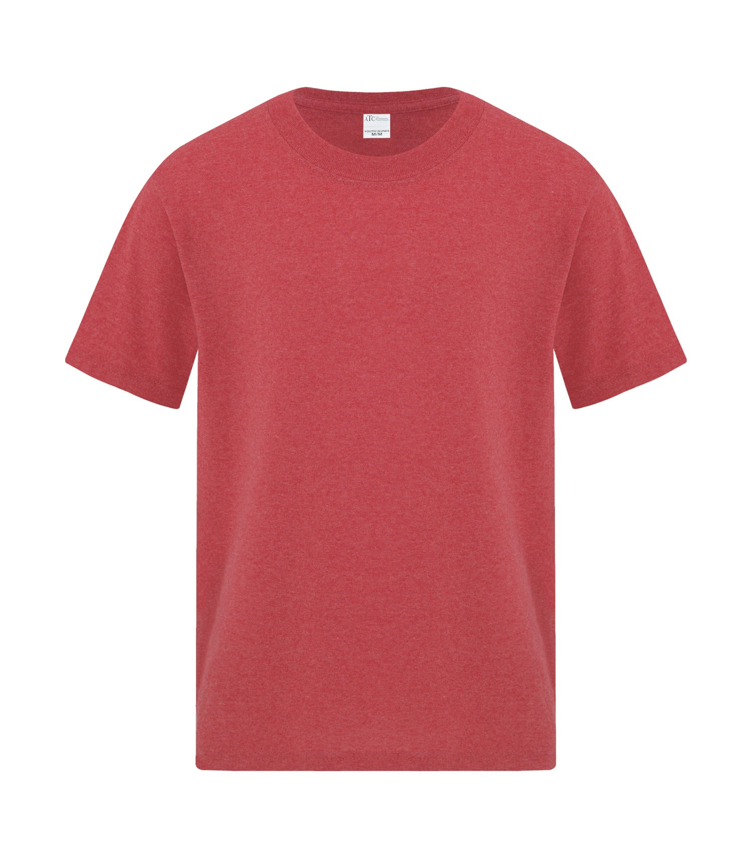 Everyday - ATC™ EVERYDAY SIDE SEAM YOUTH TEE. - ATCS1000Y Heather Red** ATCS1000Y Everyday