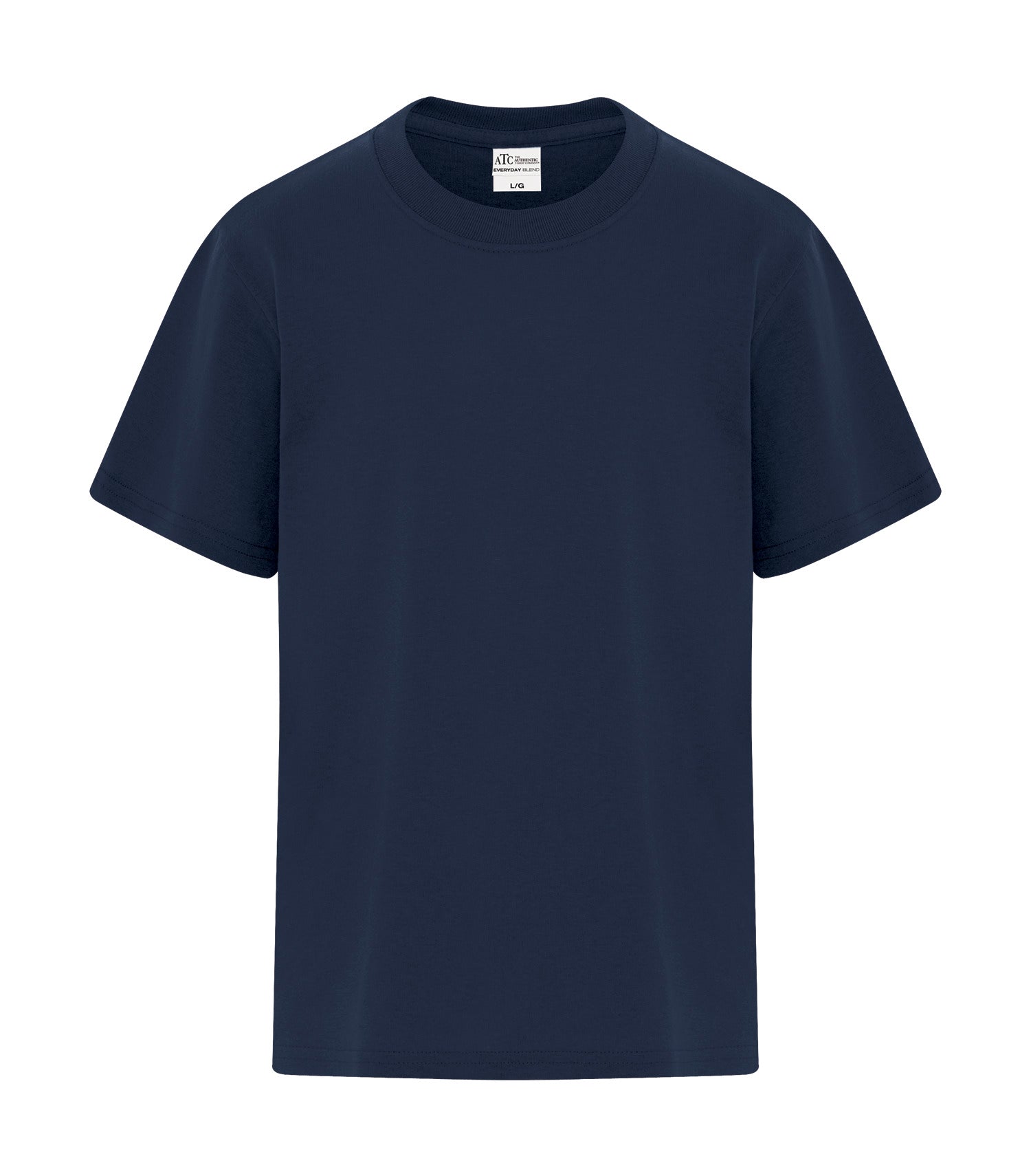 Everyday - ATC™ EVERYDAY BLEND SIDE SEAM YOUTH TEE. - ATCS5050Y Navy ATCS5050Y Everyday