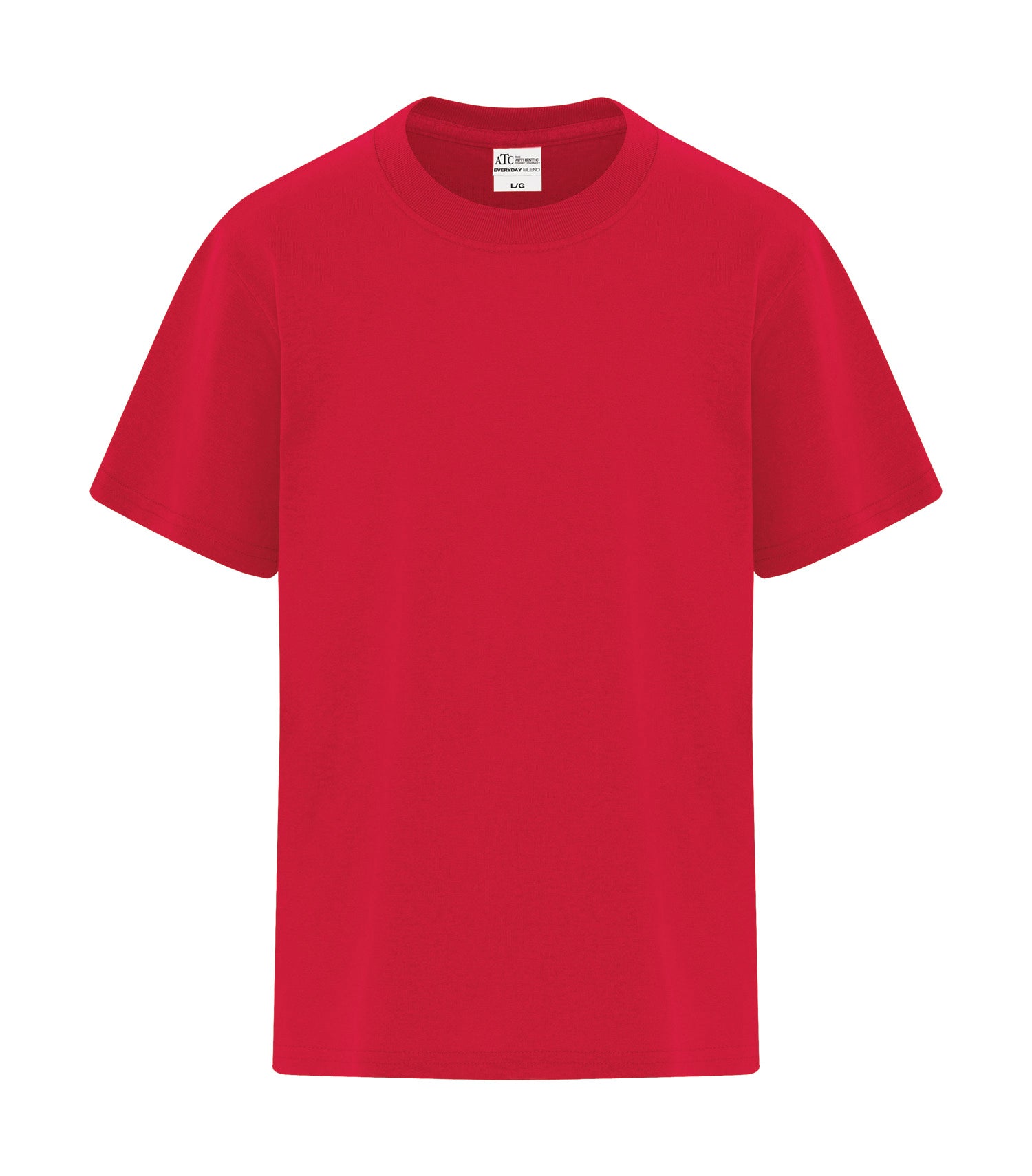 Everyday - ATC™ EVERYDAY BLEND SIDE SEAM YOUTH TEE. - ATCS5050Y Red ATCS5050Y Everyday
