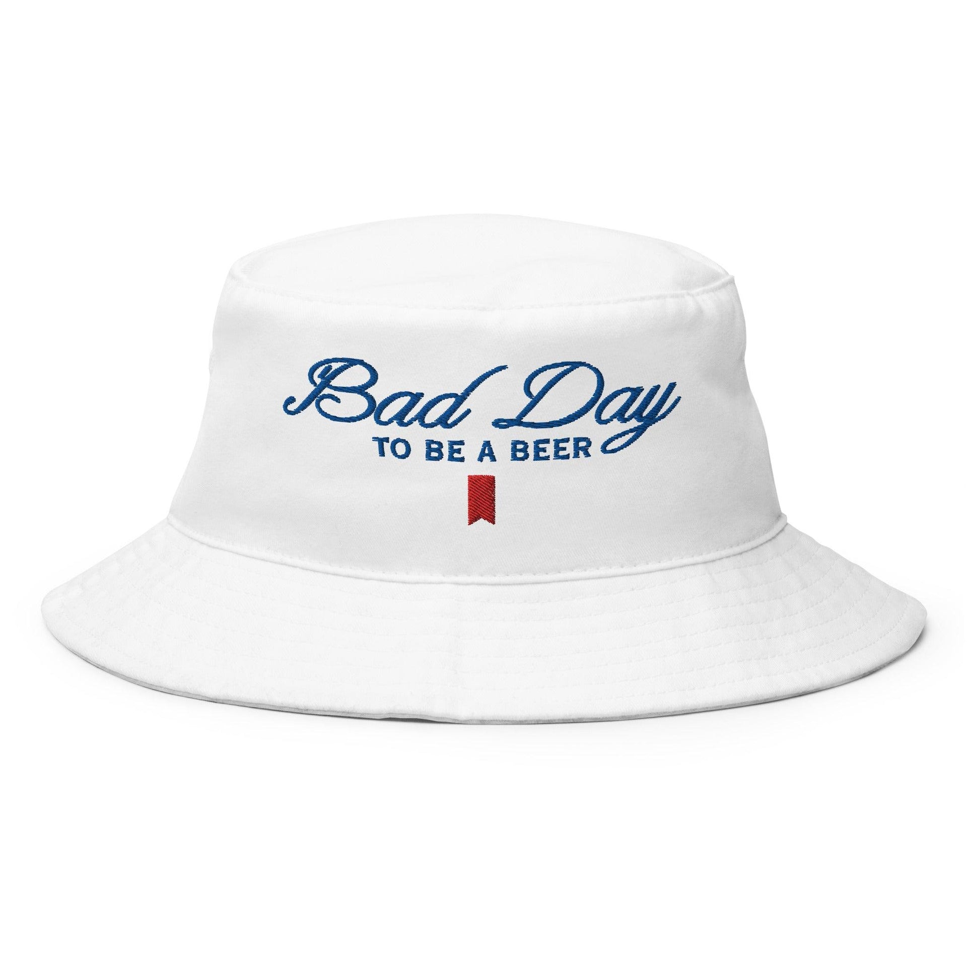 Bad Day to be a Beer Embroidered Bucket Hat Default Title BUCKET HAT Bucket Hats Capital Crowns Funny