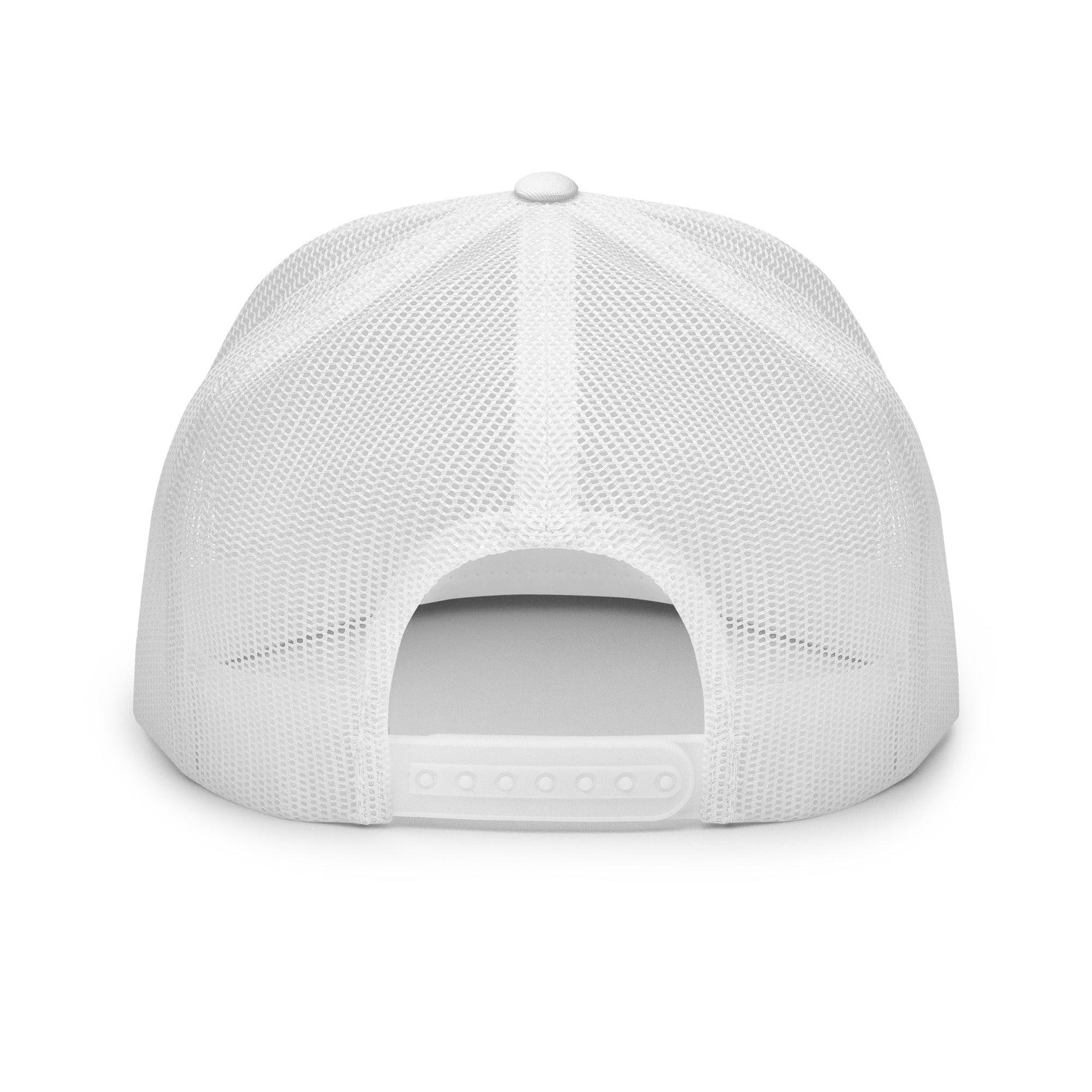 Premium Bad Day to be a Beer Embroidered Flat Bill Brim Mesh Trucker Hat | Custom Embroidery Available - Fast Turnaround Capital Crowns Funny Trucker Hats