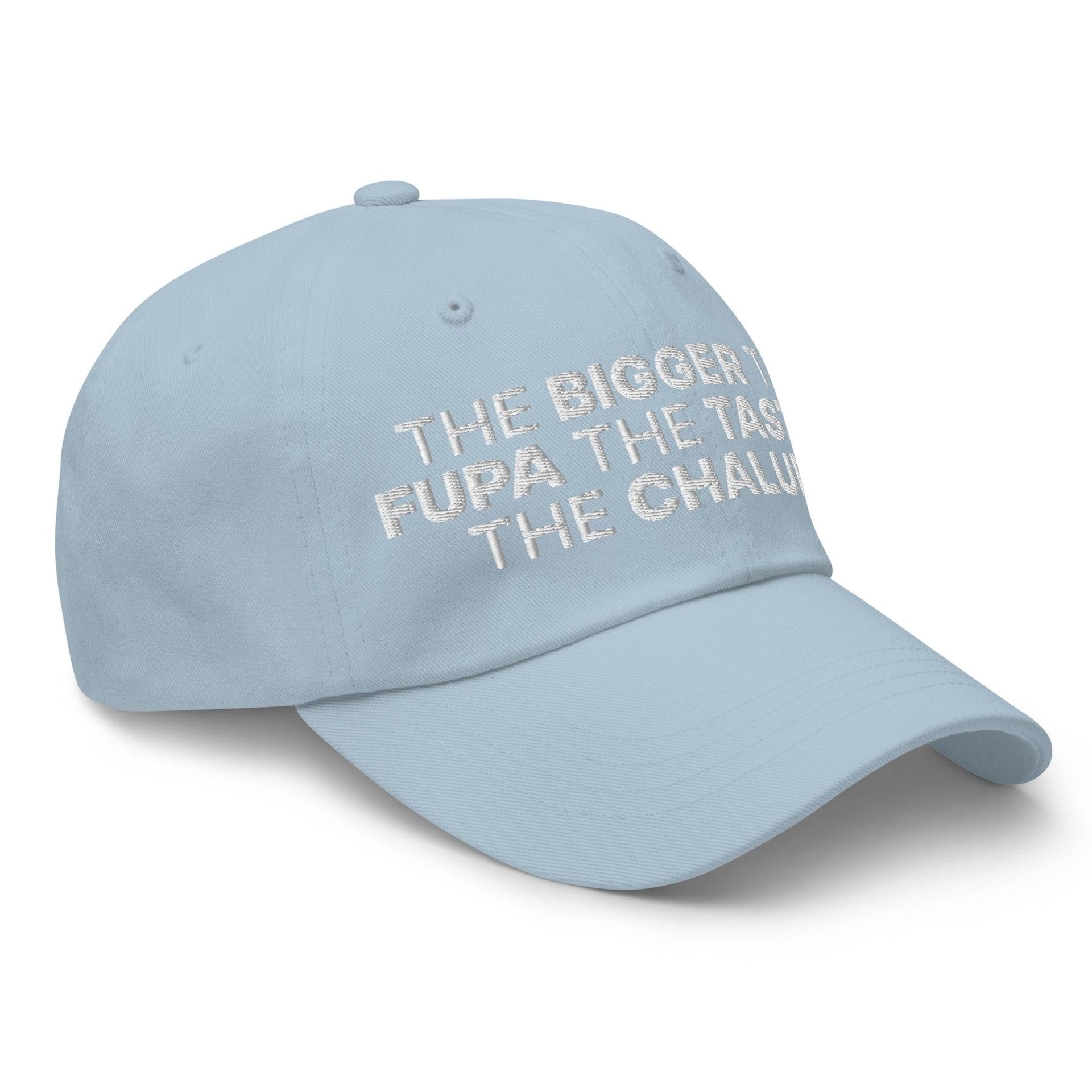 The Bigger the Fupa the Tastier the Chalupa Embroidered Dad Hat Capital Crowns Dad Hats Funny