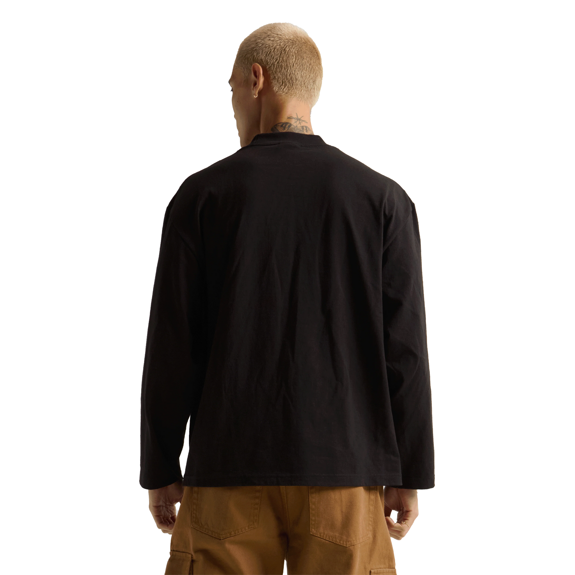 Oversized Long Sleeve COTTON Crop Heavyweight LONGSLEEVES MEN NEW ARRIVALS newarrivals OVERSIZED Shaka Wear