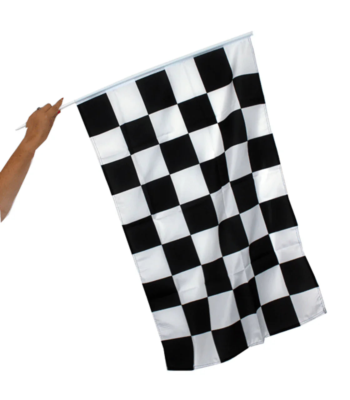 Black & White Chequered Waving Flag – Available in Multiple Sizes Flags made in canada racing flag TSP Flags
