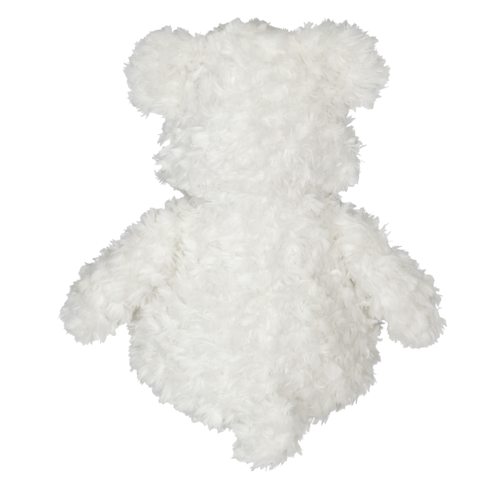 Bobby Buddy Bear - White Bear embroidable Teddy Bear white