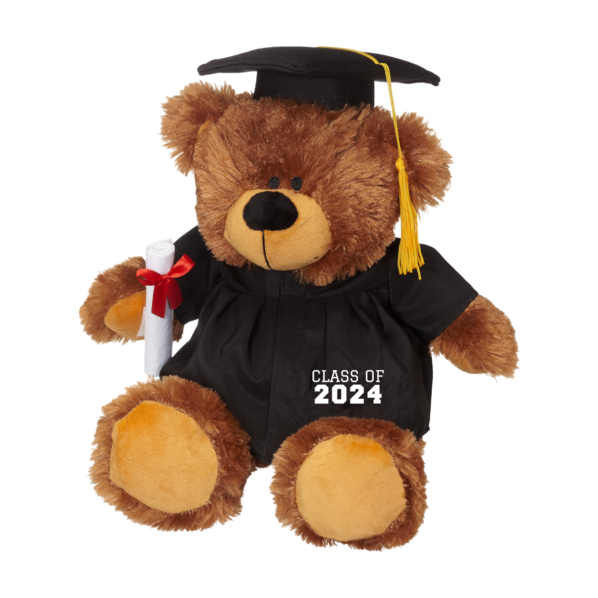 Bobby Grad Bear with imprinted logo bobby grad bear class of 2023 class of 2023 bear Embroider Buddy® grad bear graduation