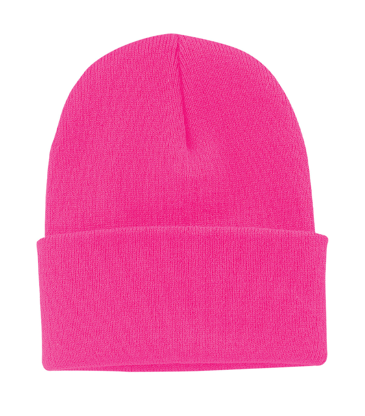 ATC Everyday Collection C100, Everyday Knit Cuff Toque, Neon Pink
