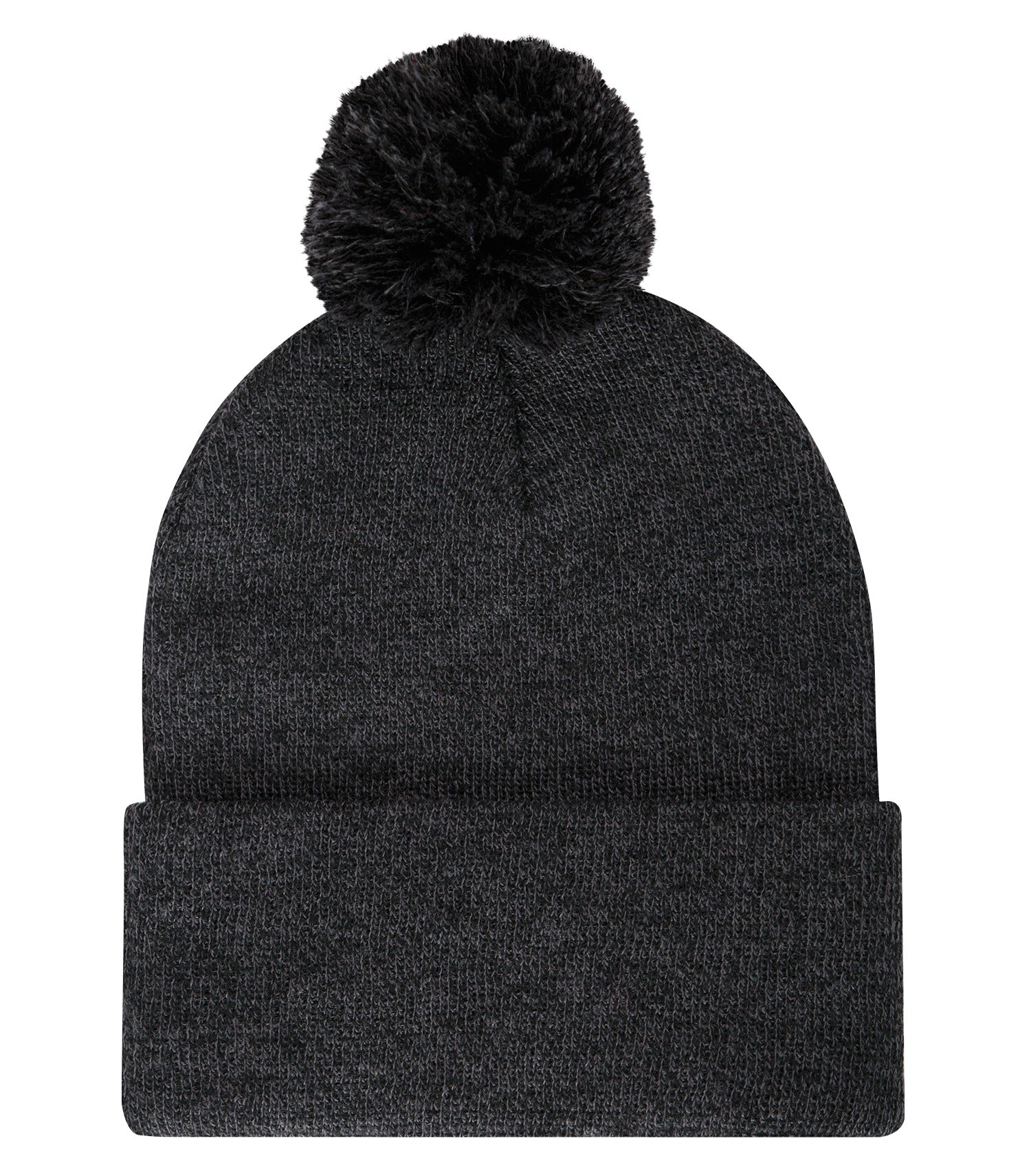 ATC - ATC™ EVERYDAY POM POM CUFF TOQUE. - C1202 Black Heather* OSFA ATC C1202