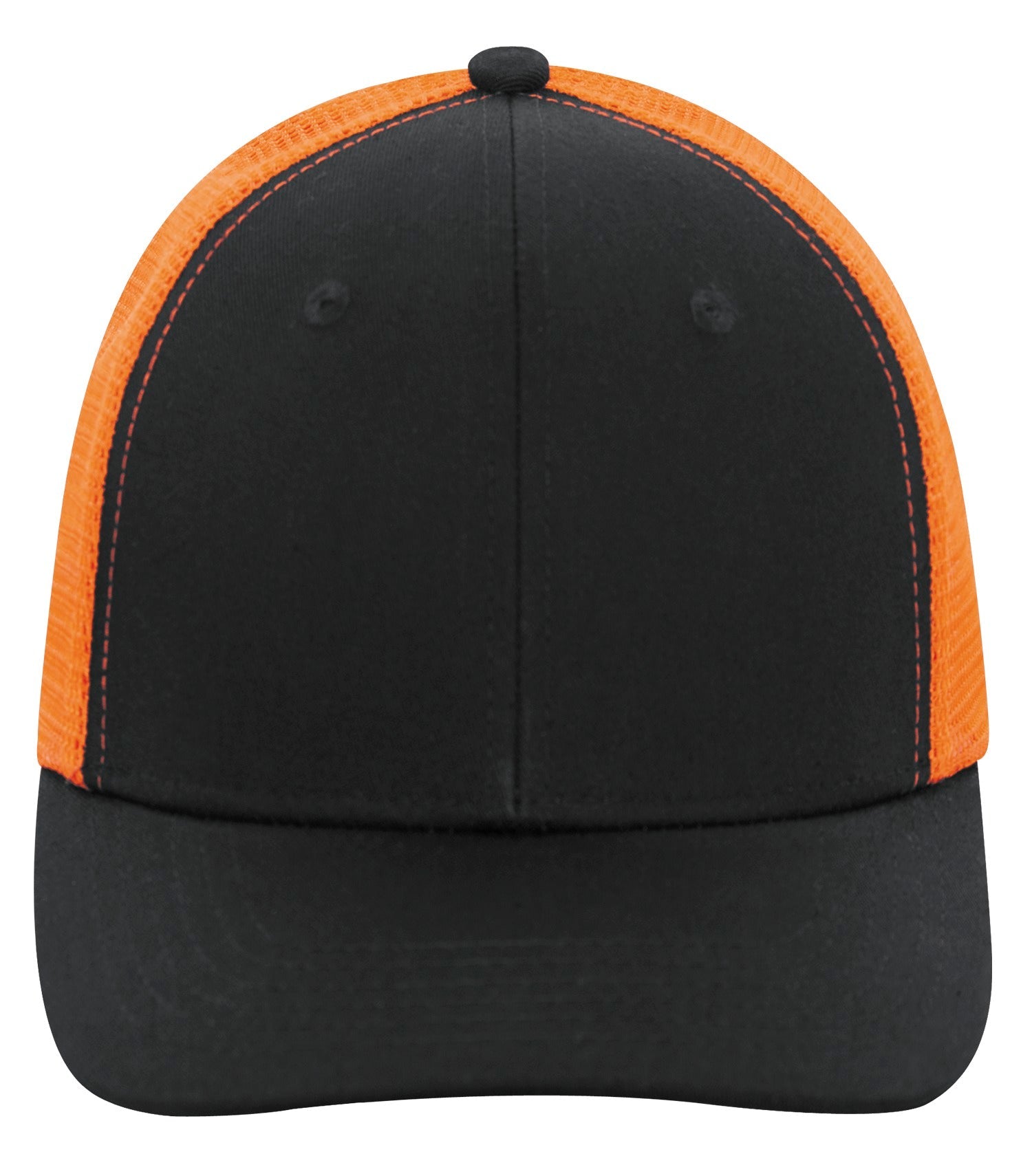 ATC - ATC™ EVERYDAY SNAPBACK TRUCKER CAP. - C1318 Black Orange OSFA ATC C1318