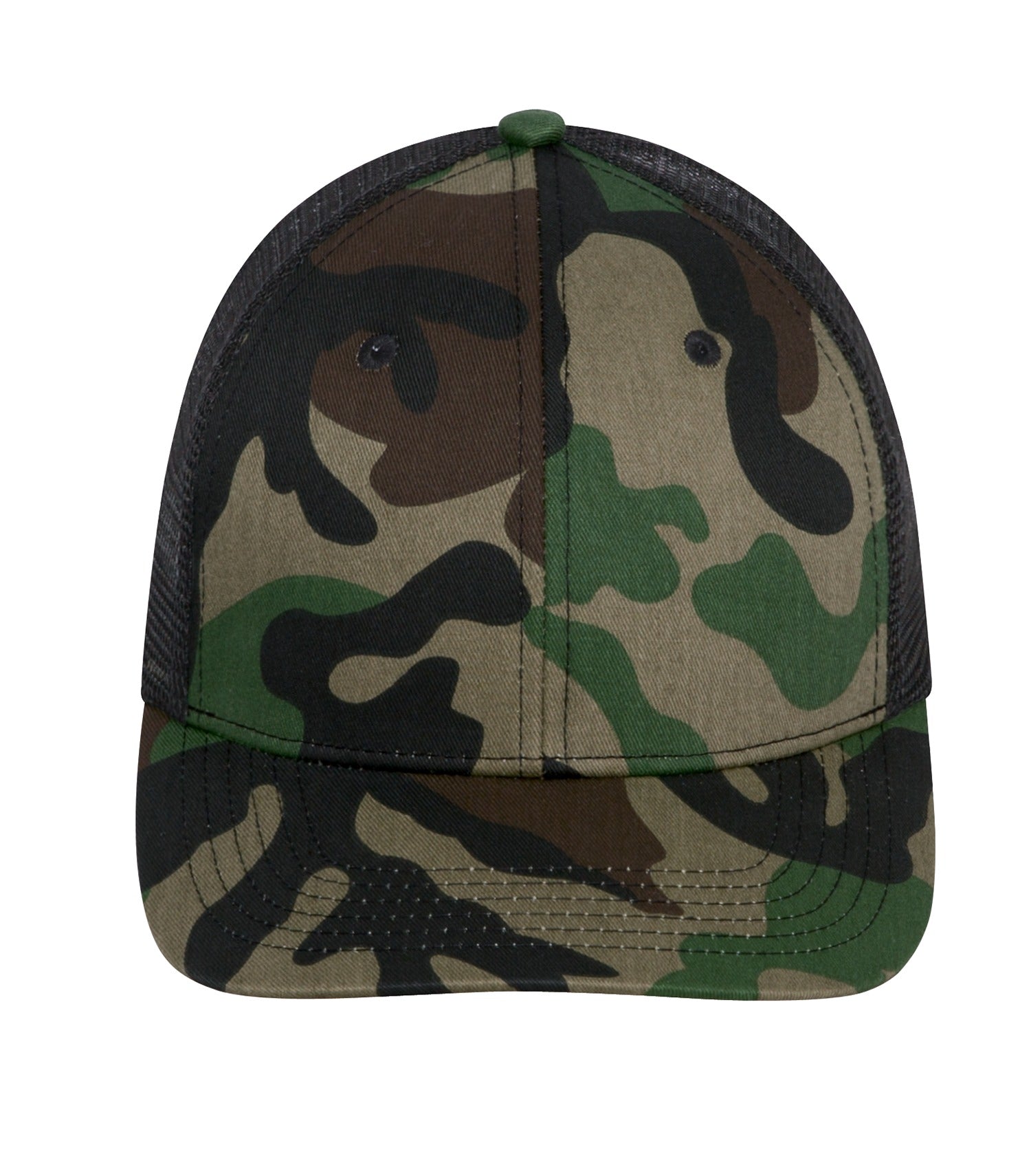 ATC - ATC™ EVERYDAY SNAPBACK TRUCKER CAP. - C1318 Camo Black OSFA ATC C1318
