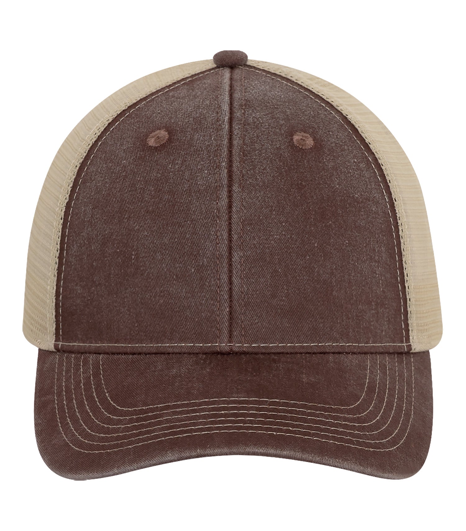 ATC - ATC™ PIGMENT DYED TRUCKER CAP. - C1322 Caramel Crème OSFA ATC C1322