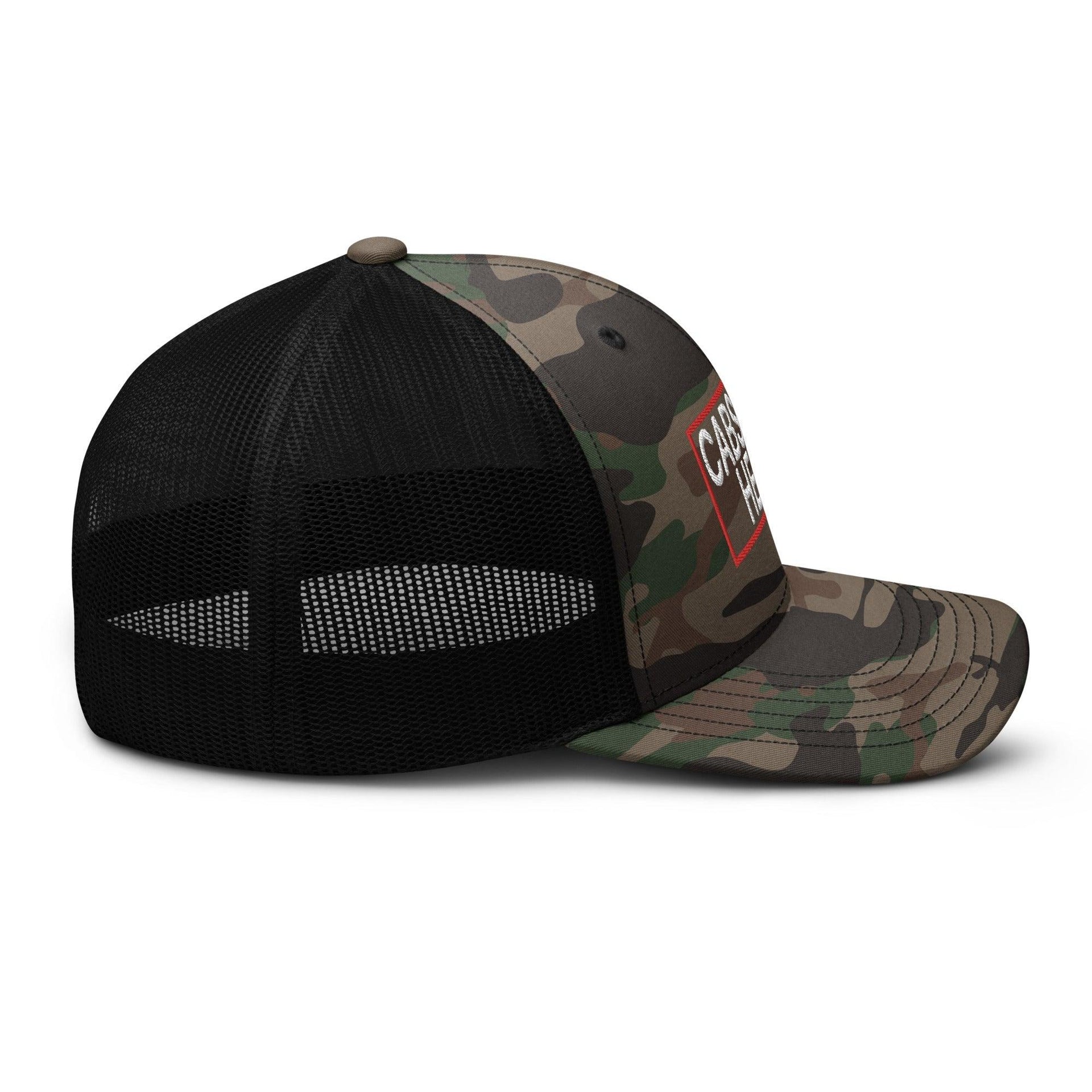 Cabs Are Here Camo Trucker Hat Capital Crowns Funny Trucker Hats